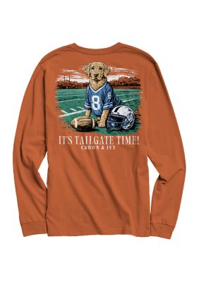 Crown & Ivy Men's Ball and Bone Graphic Long Sleeve Shirt