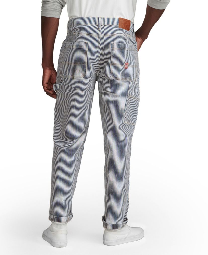Railroad Stripe Denim Carpenter Pant