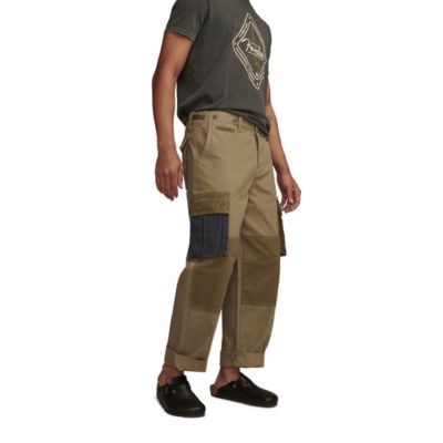 Mixed Media Cargo Pants