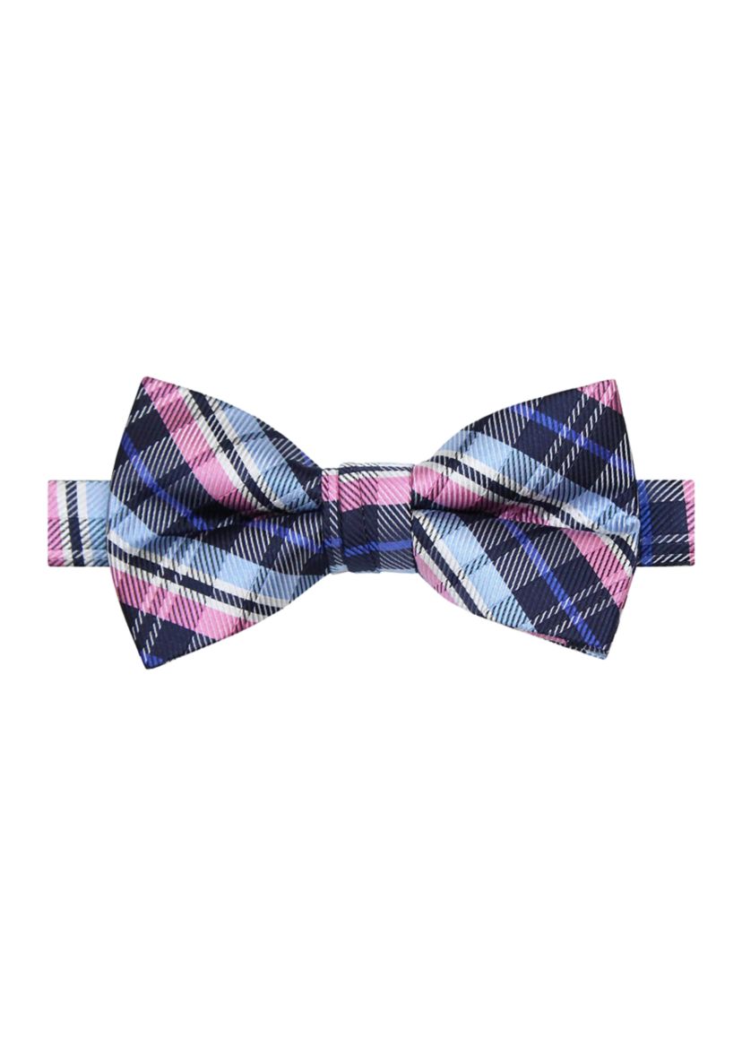 Printed Plaid Bowtie 