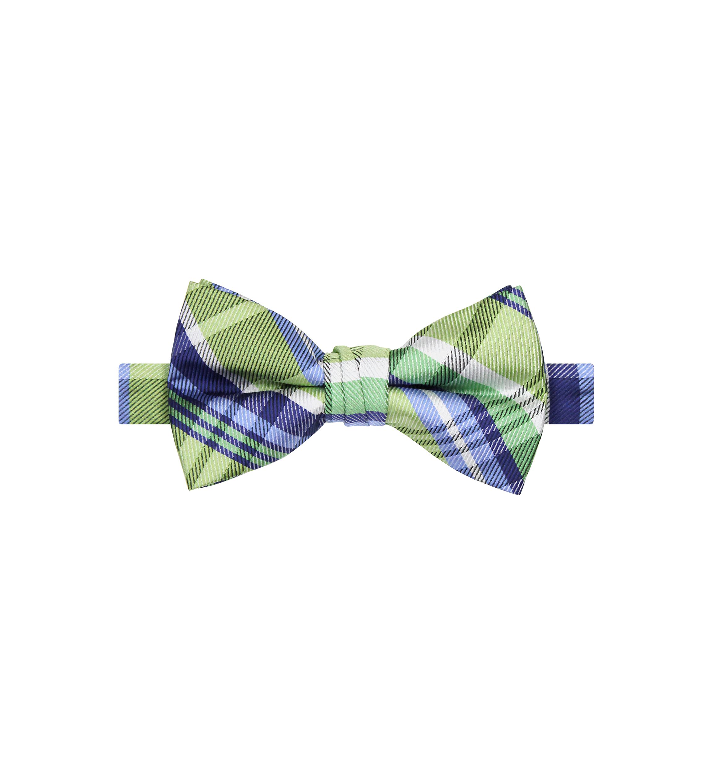 Plaid Pre-Tied Bowtie 