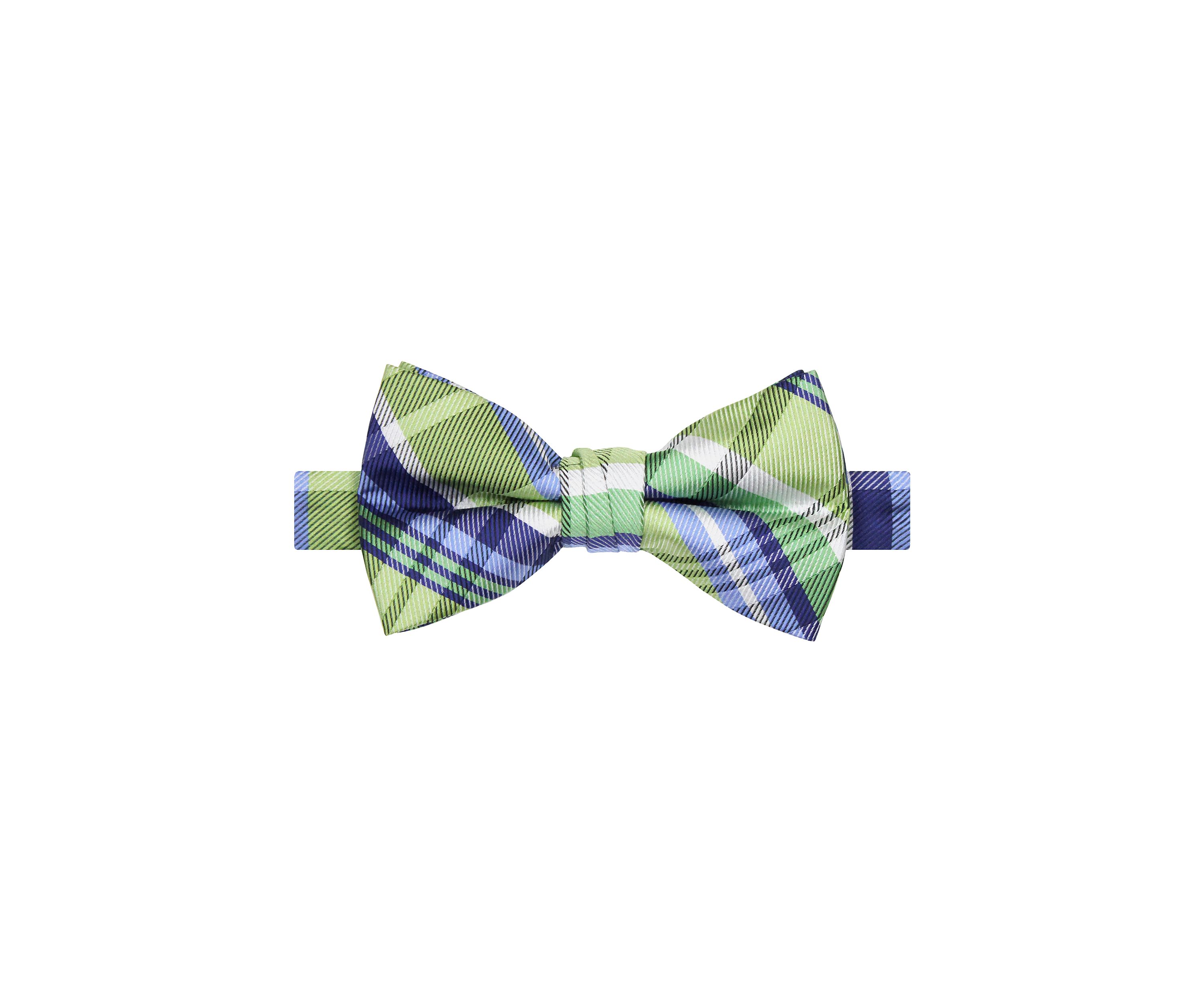Plaid Pre-Tied Bowtie 