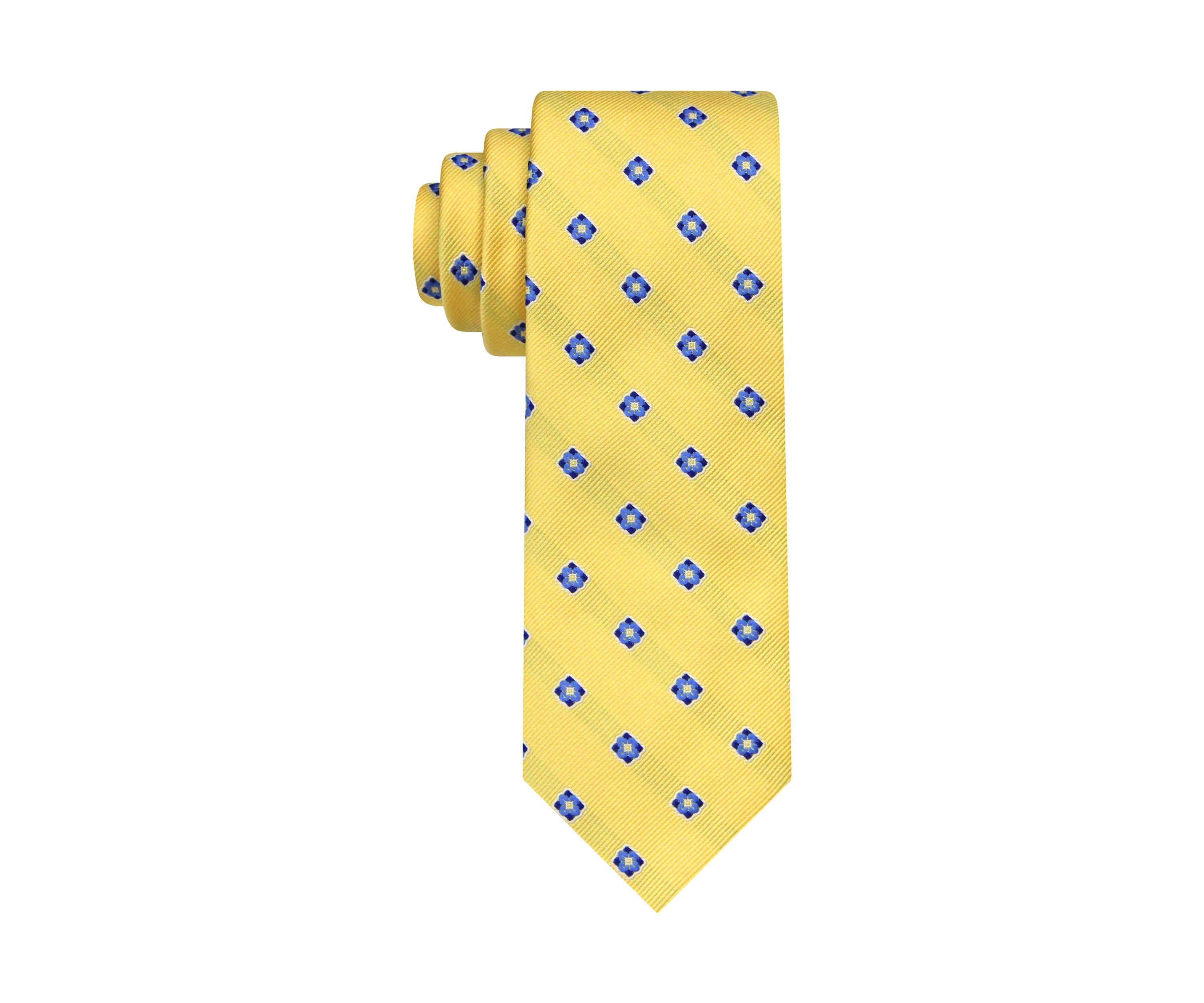 Spaced Foulard Tie