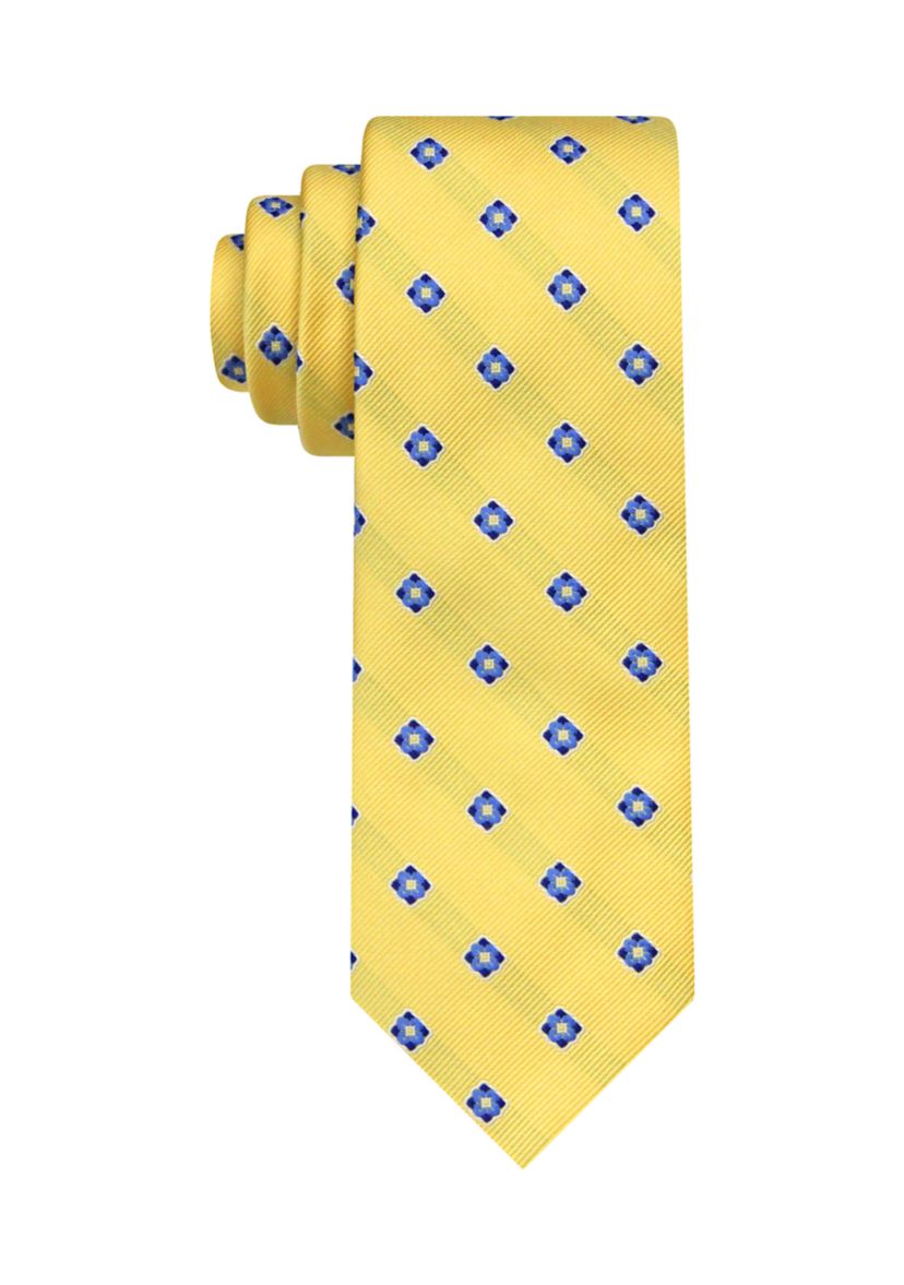 Spaced Foulard Tie