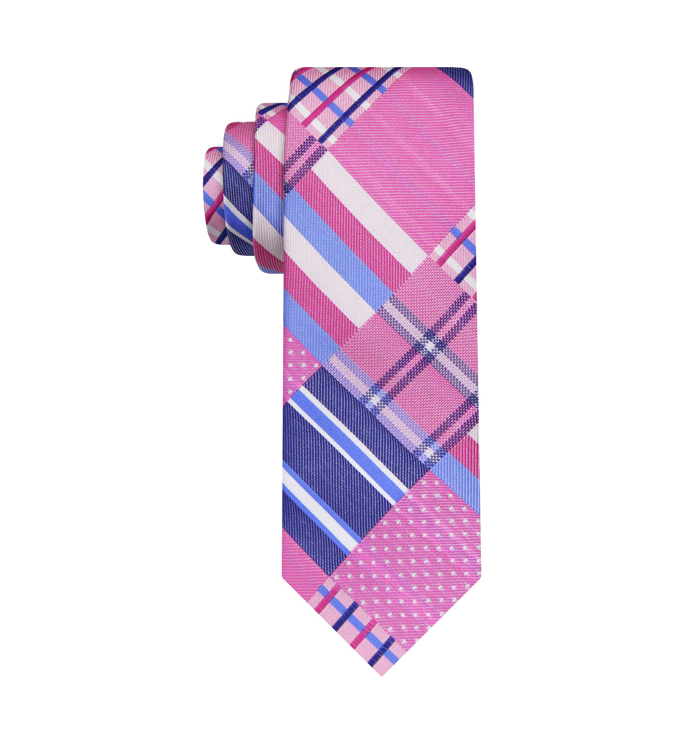 Patchwork Plaid Tie