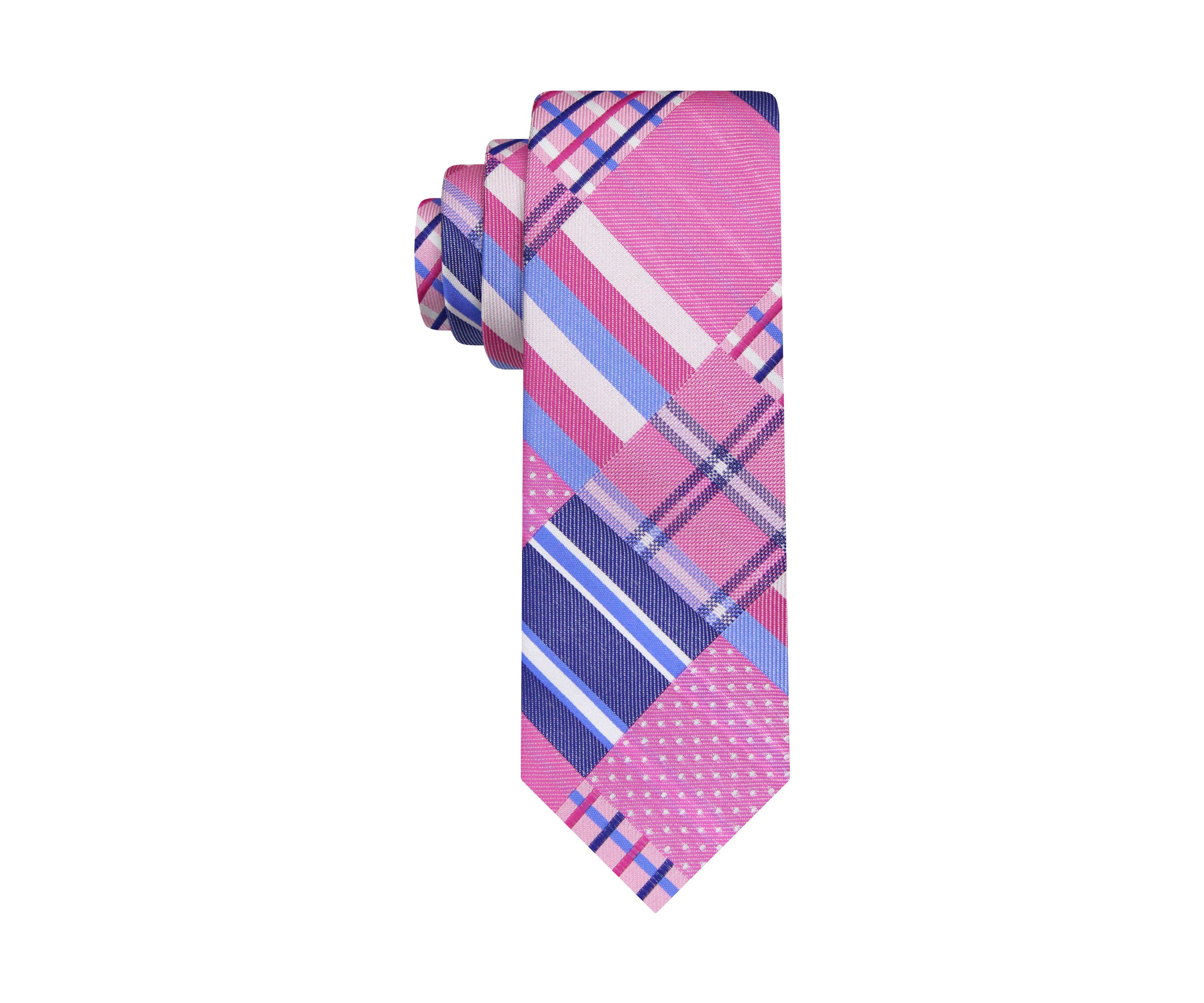 Patchwork Plaid Tie