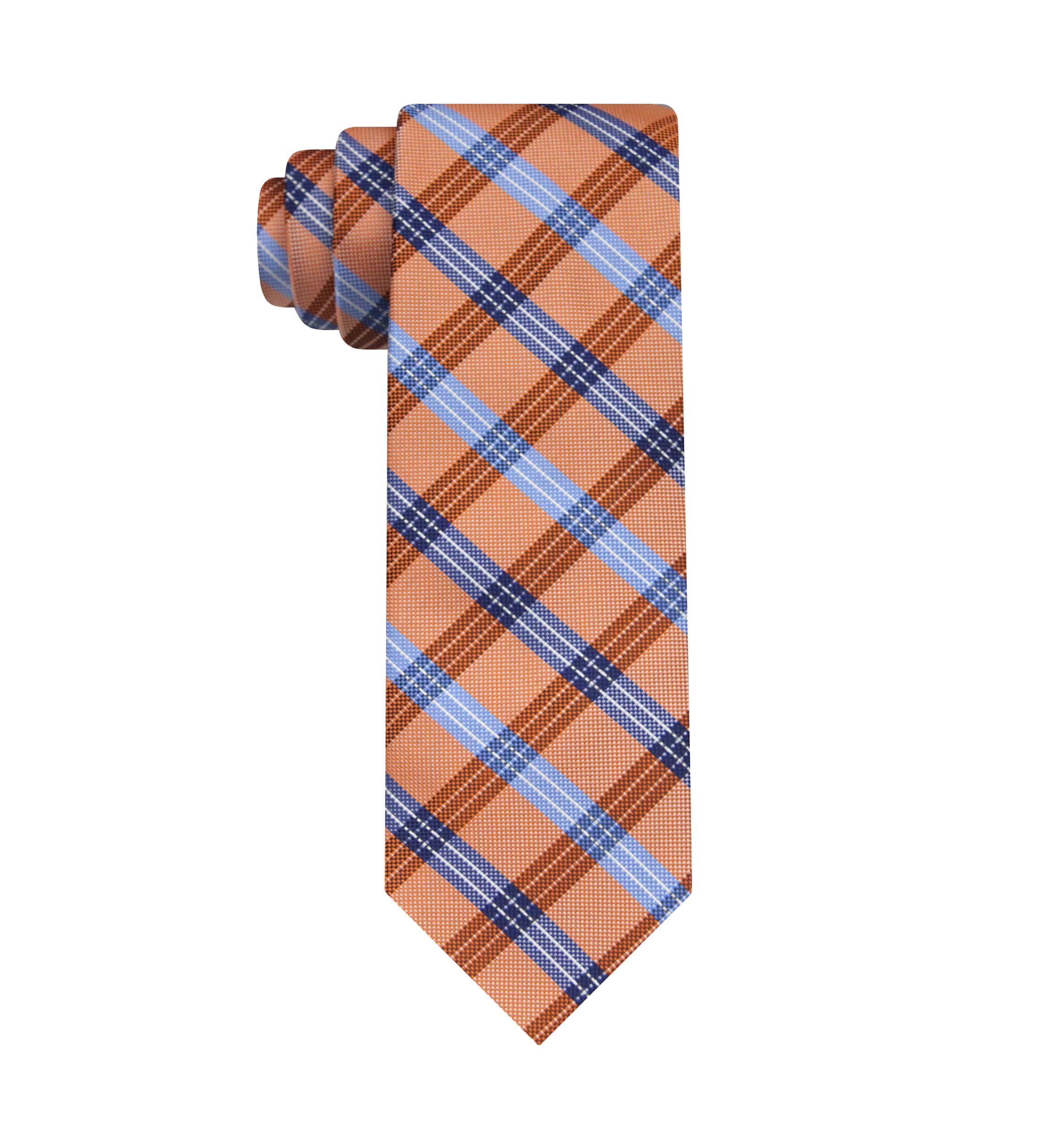 Textured Plaid Tie