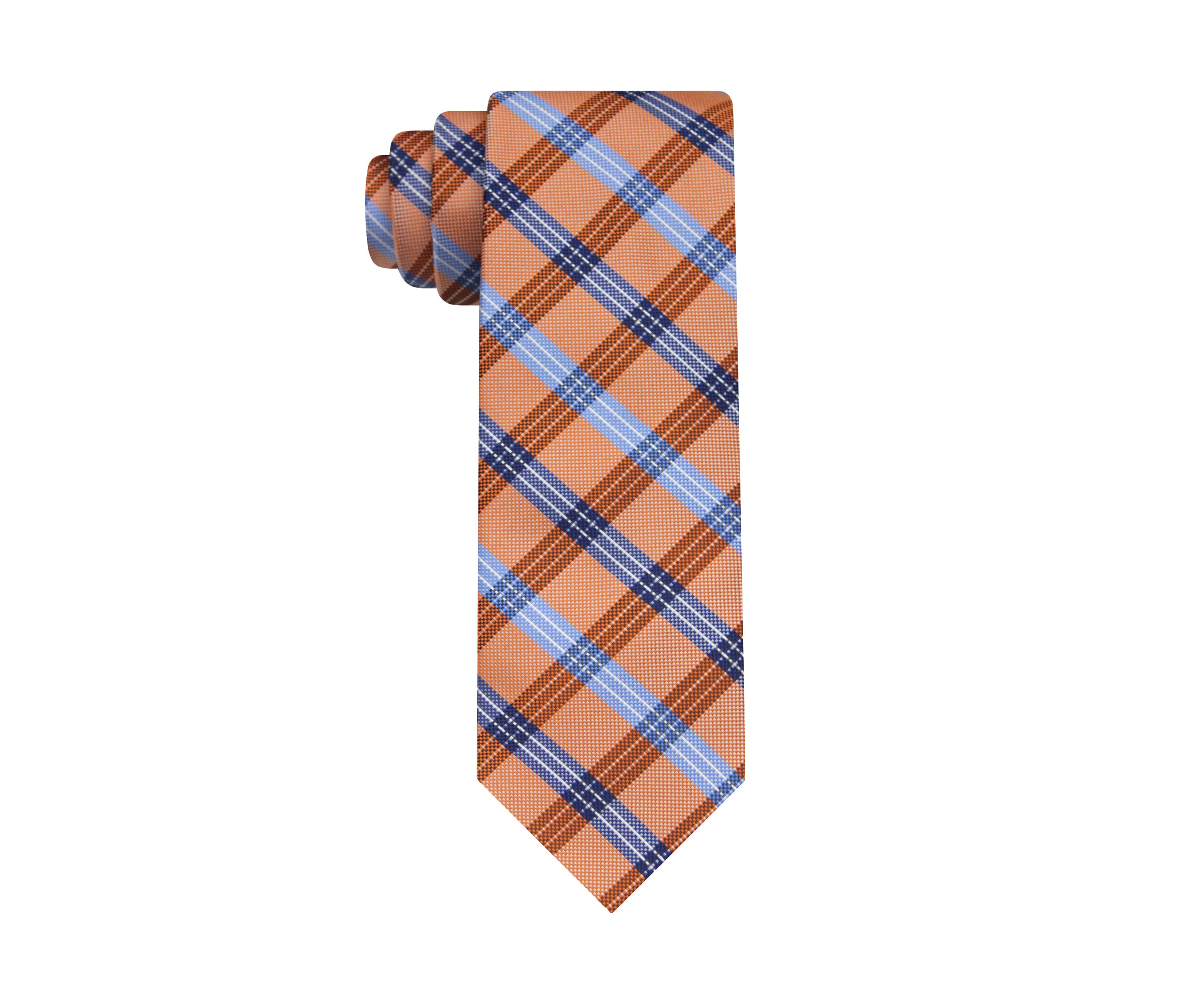 Textured Plaid Tie