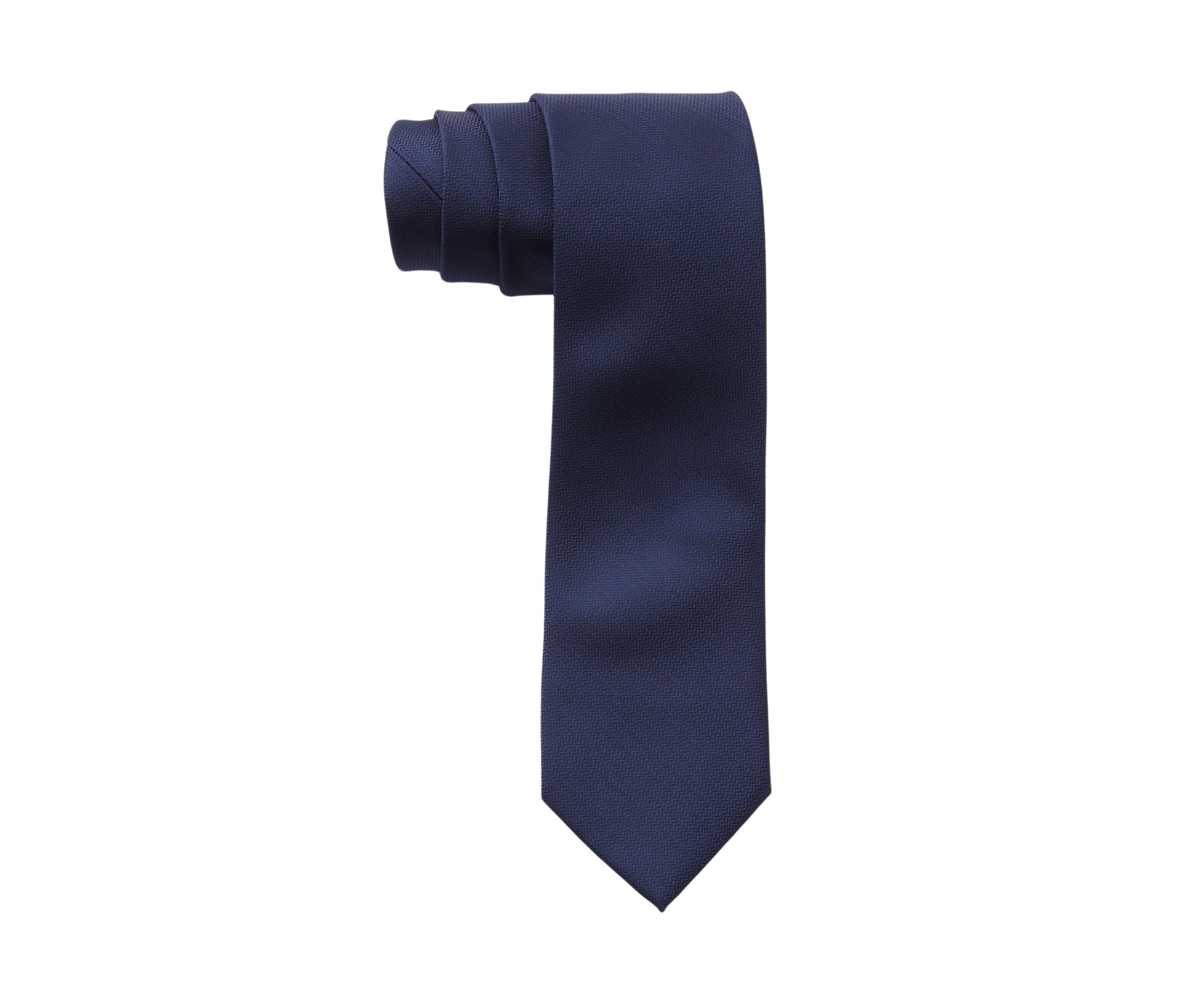 Mens Tall Herringbone Solid Tie