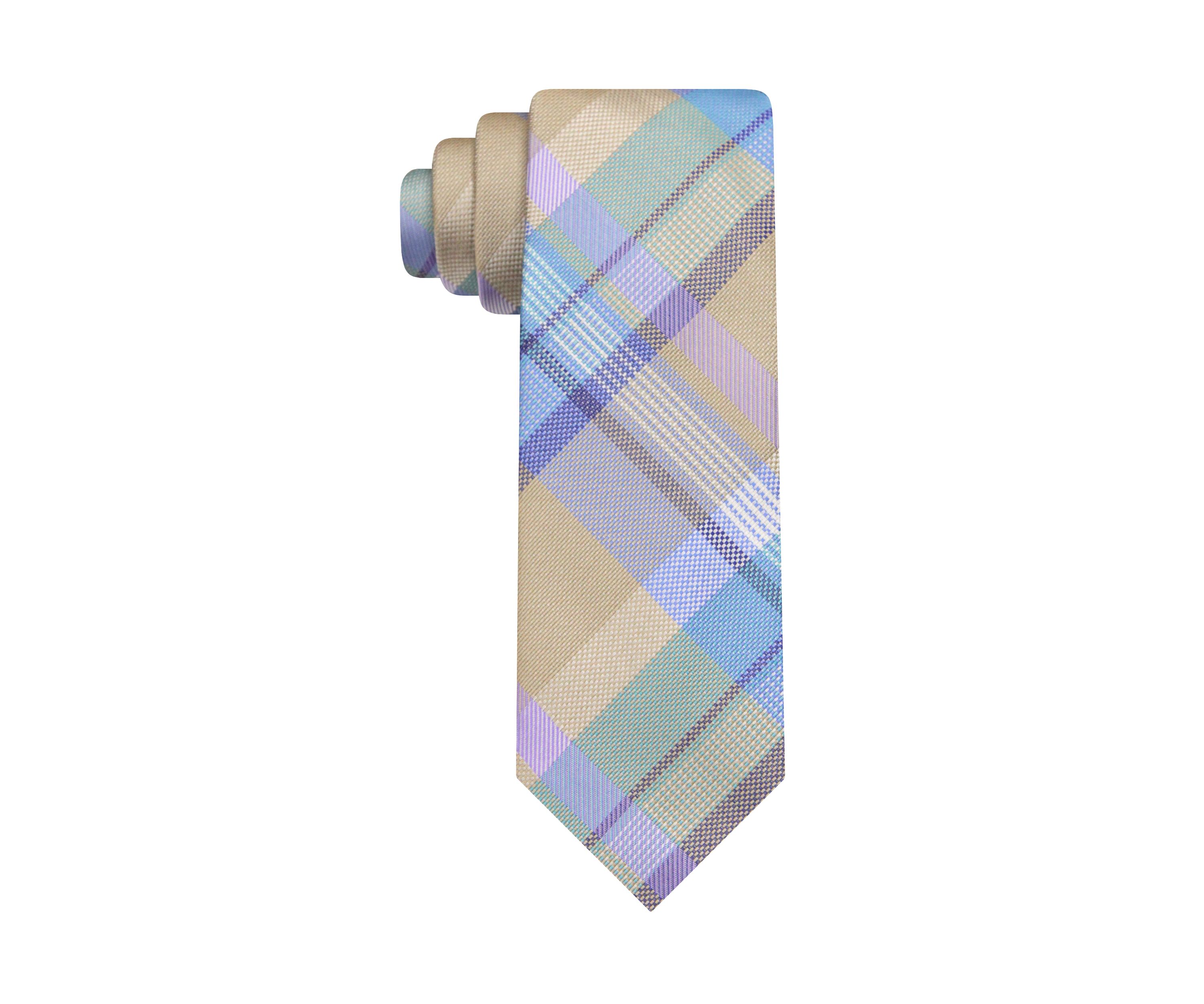 Multi Plaid Tie