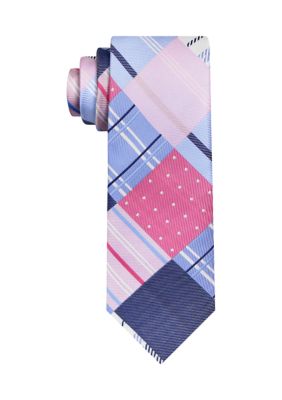 IZOD Men's Patterned Patchwork Tie