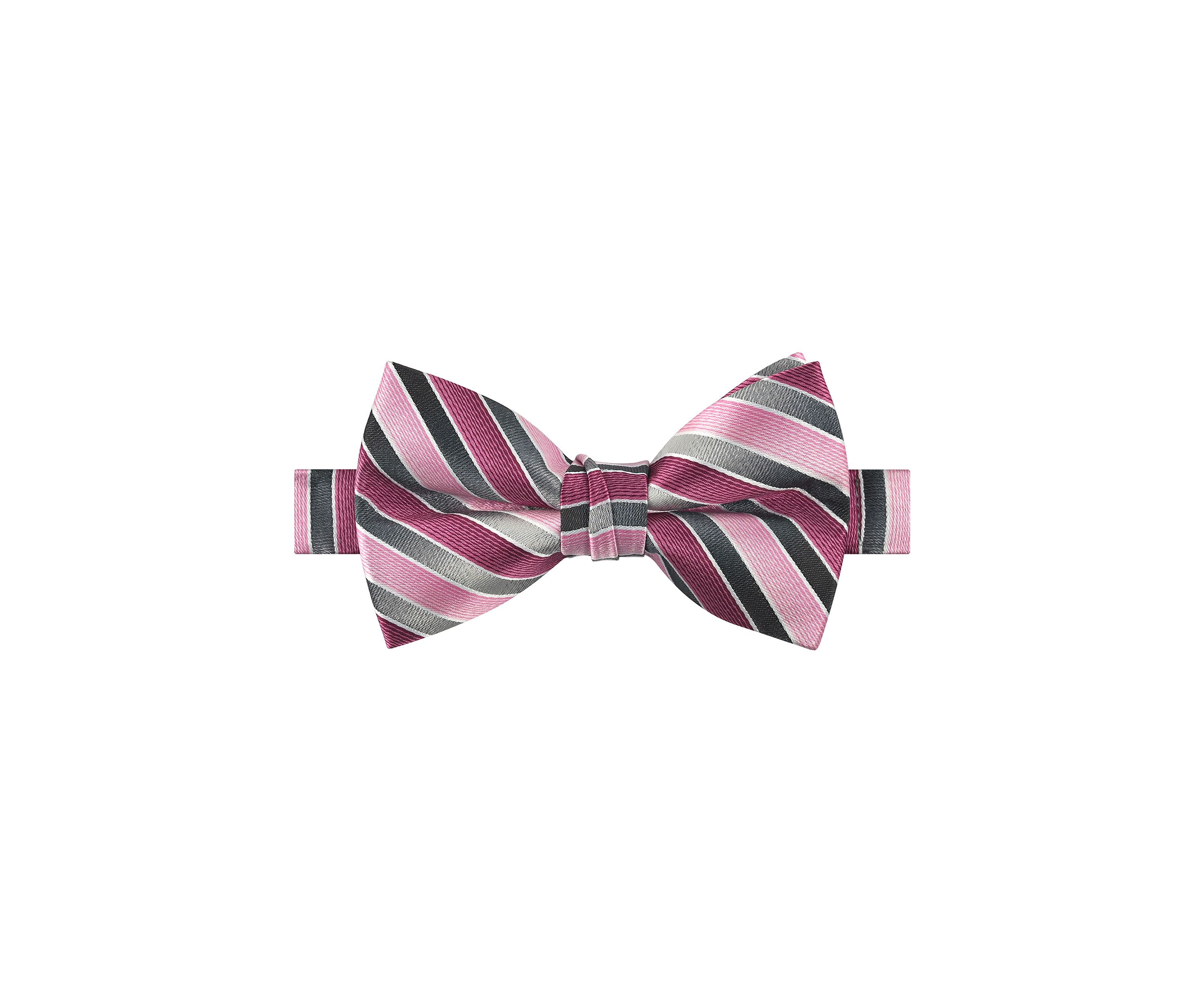 Shaded Bar Stripe Bowtie 