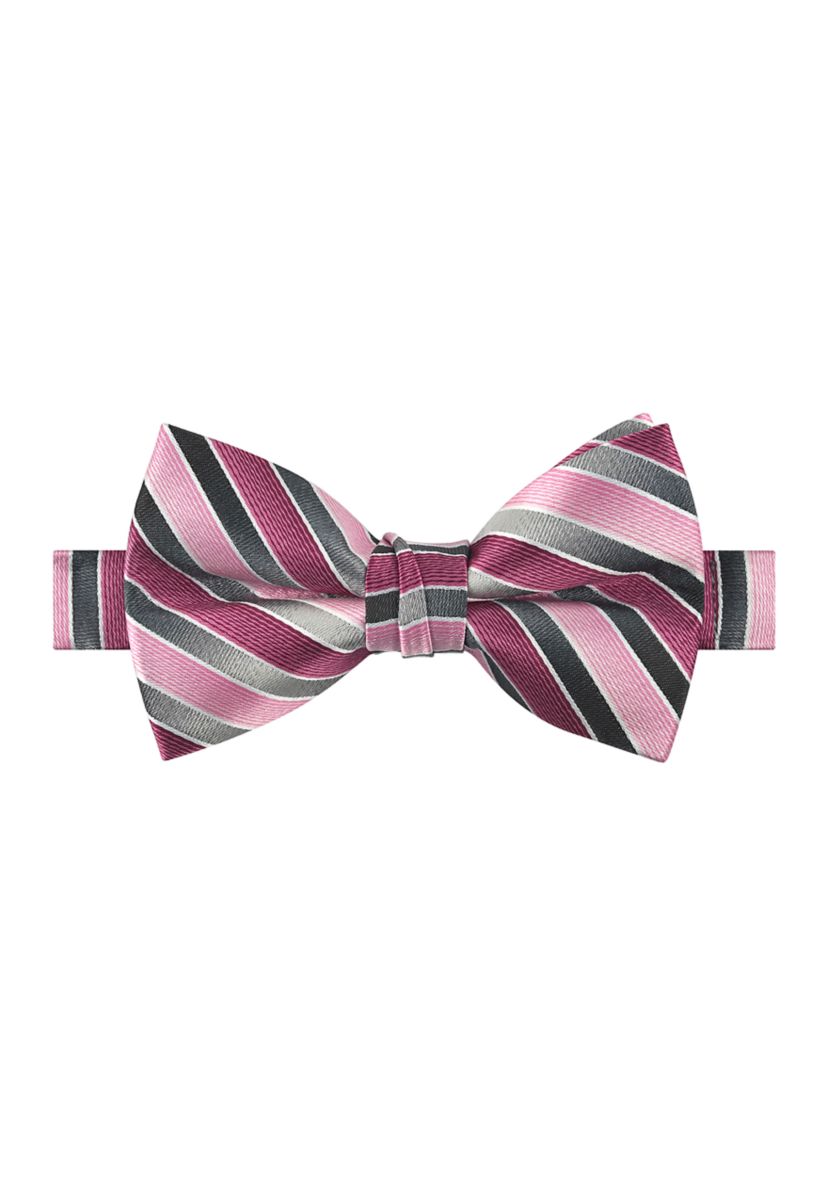 Shaded Bar Stripe Bowtie 