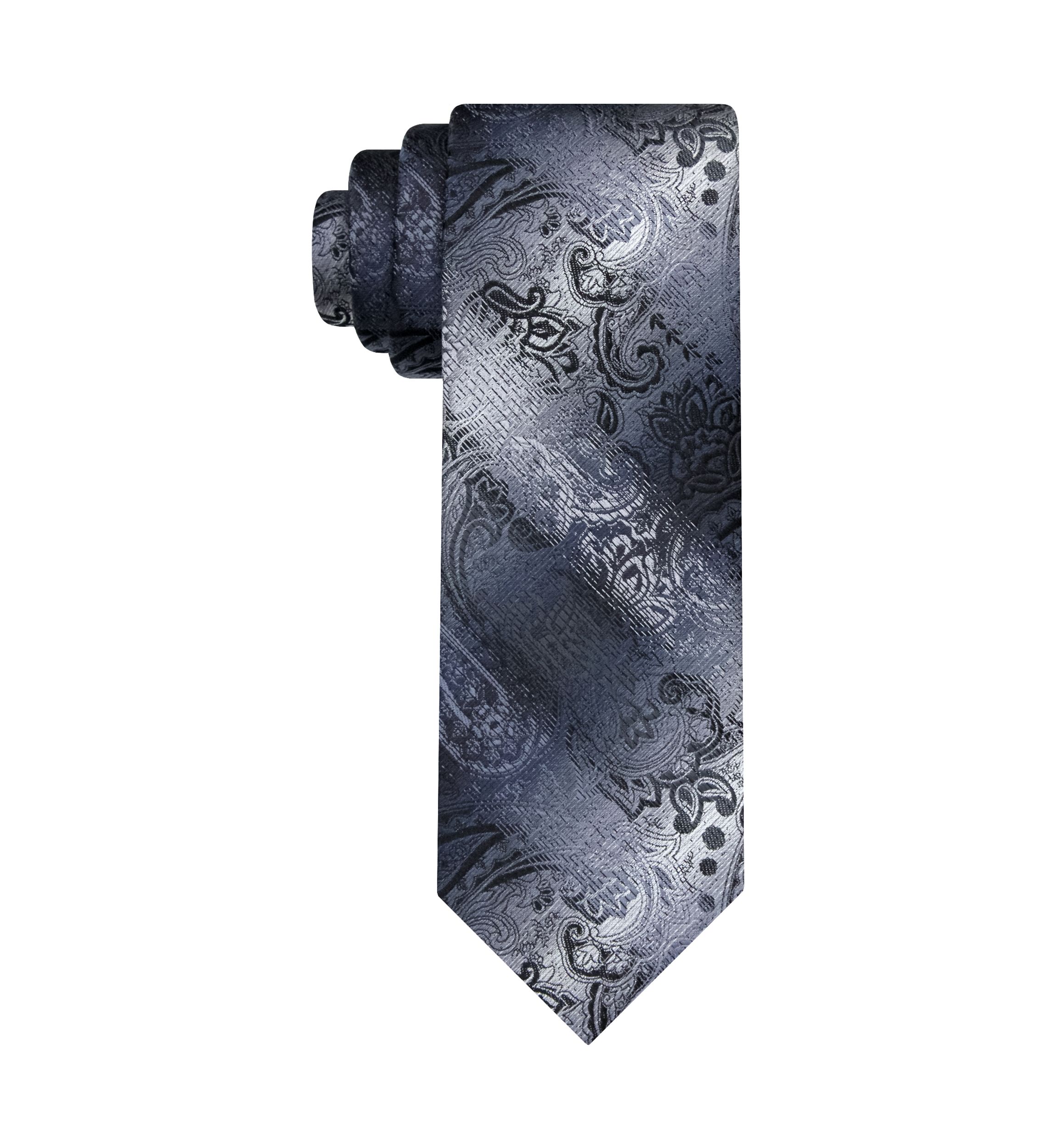 Large Shaded Paisley Tie