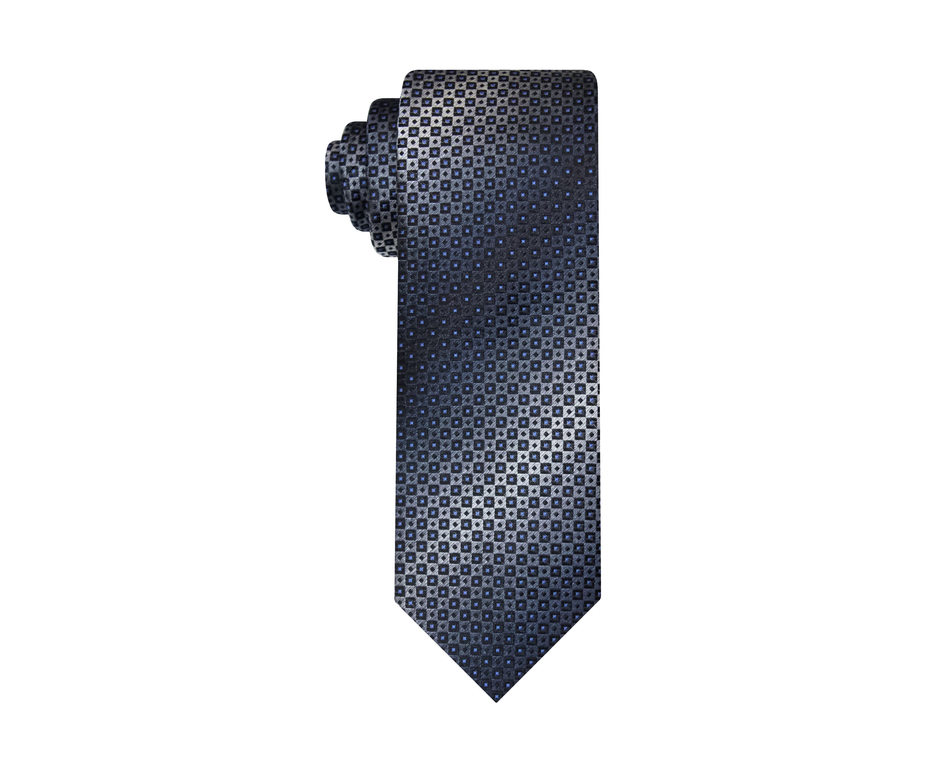 Micro Shaded Squares Tie