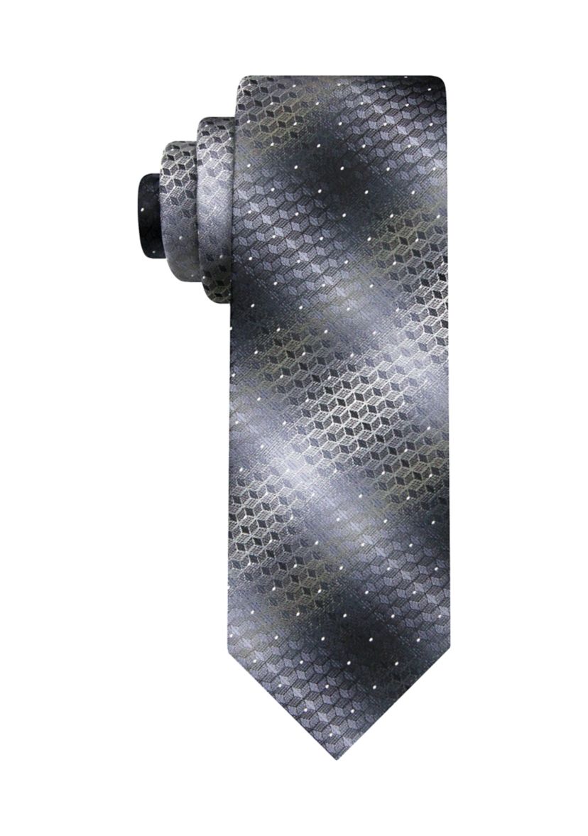 Shaded Micro Squares Tie