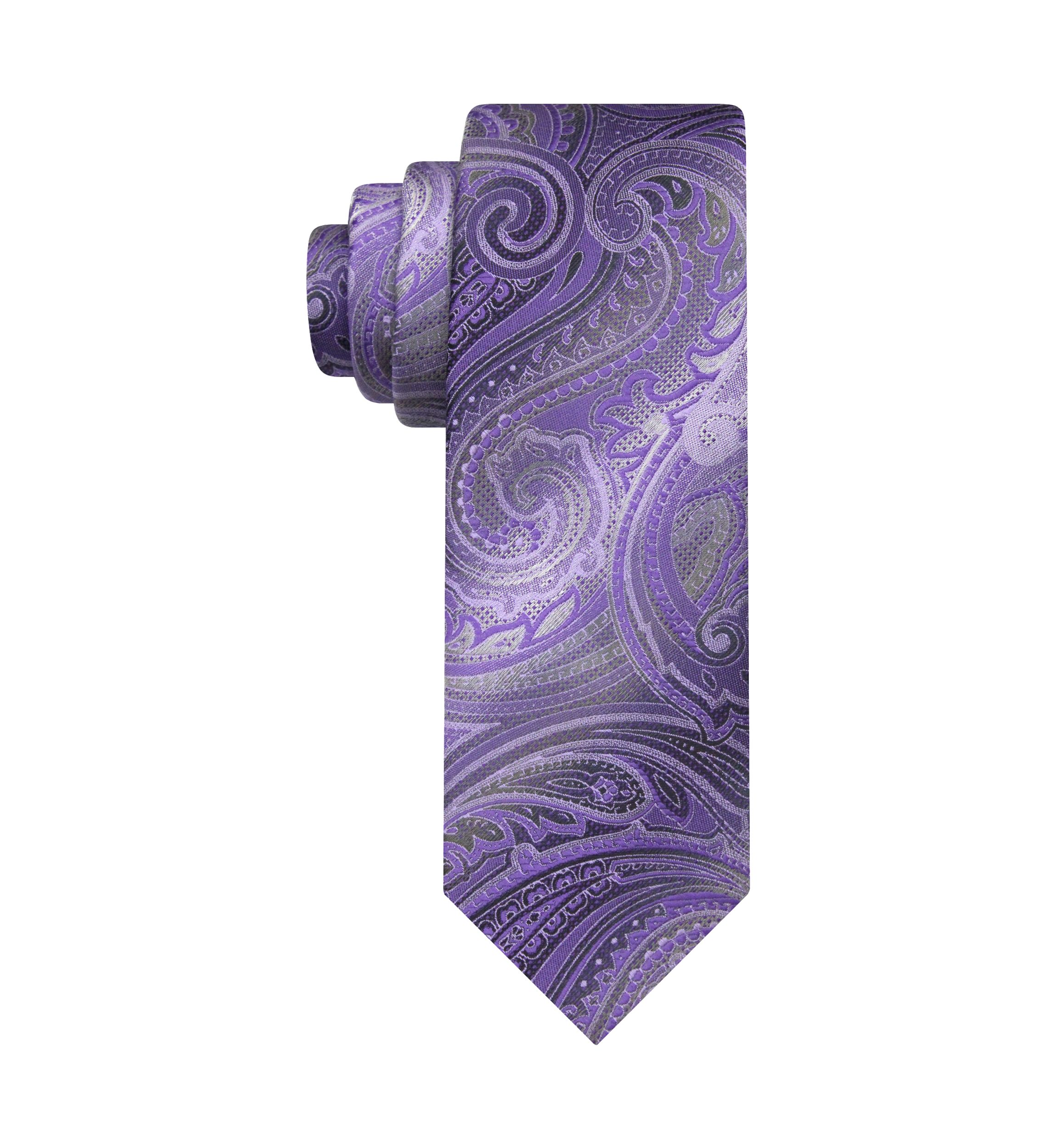 Allover Shaded Paisley Tie