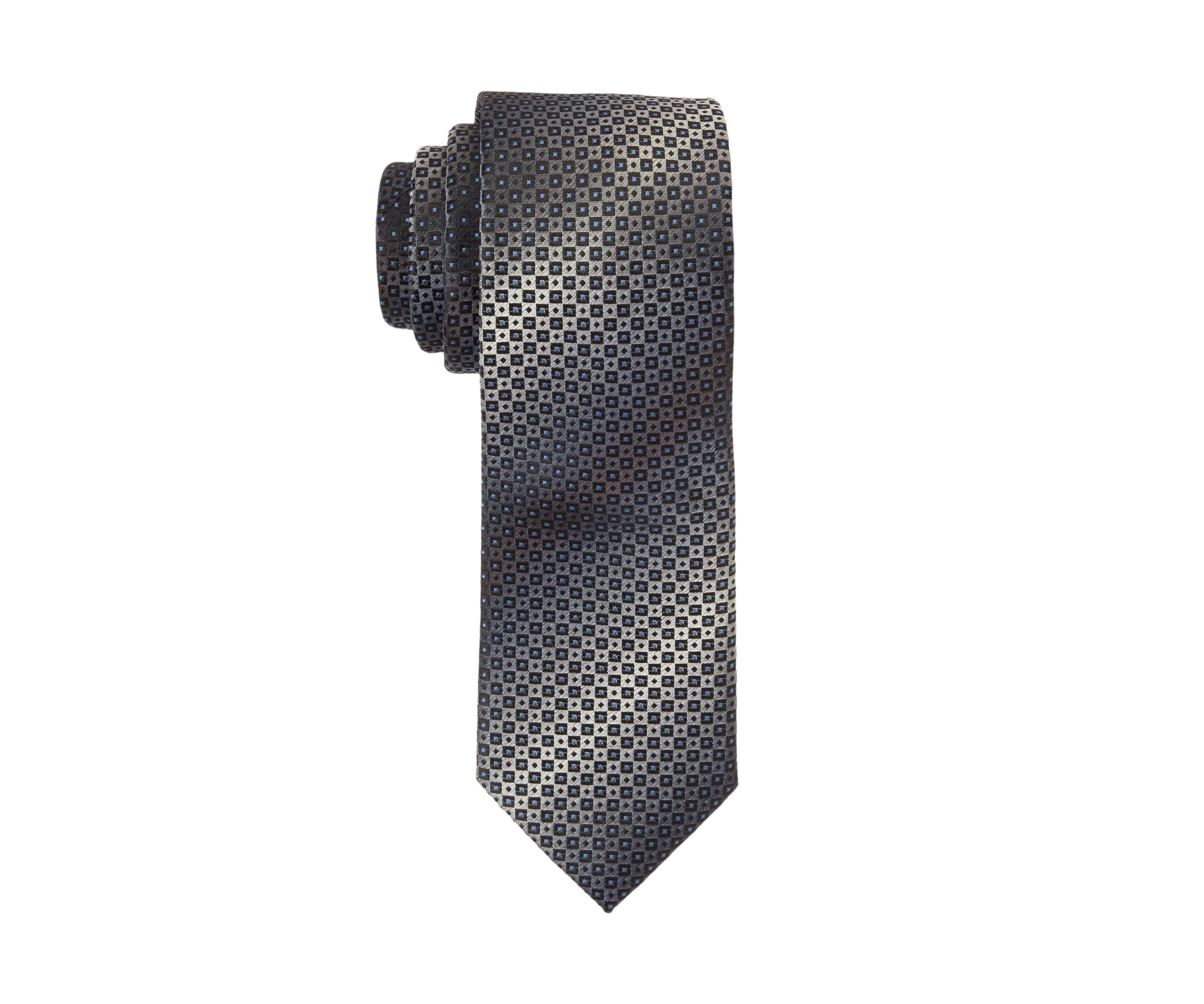 Extra Long Micro Shaded Square Tie