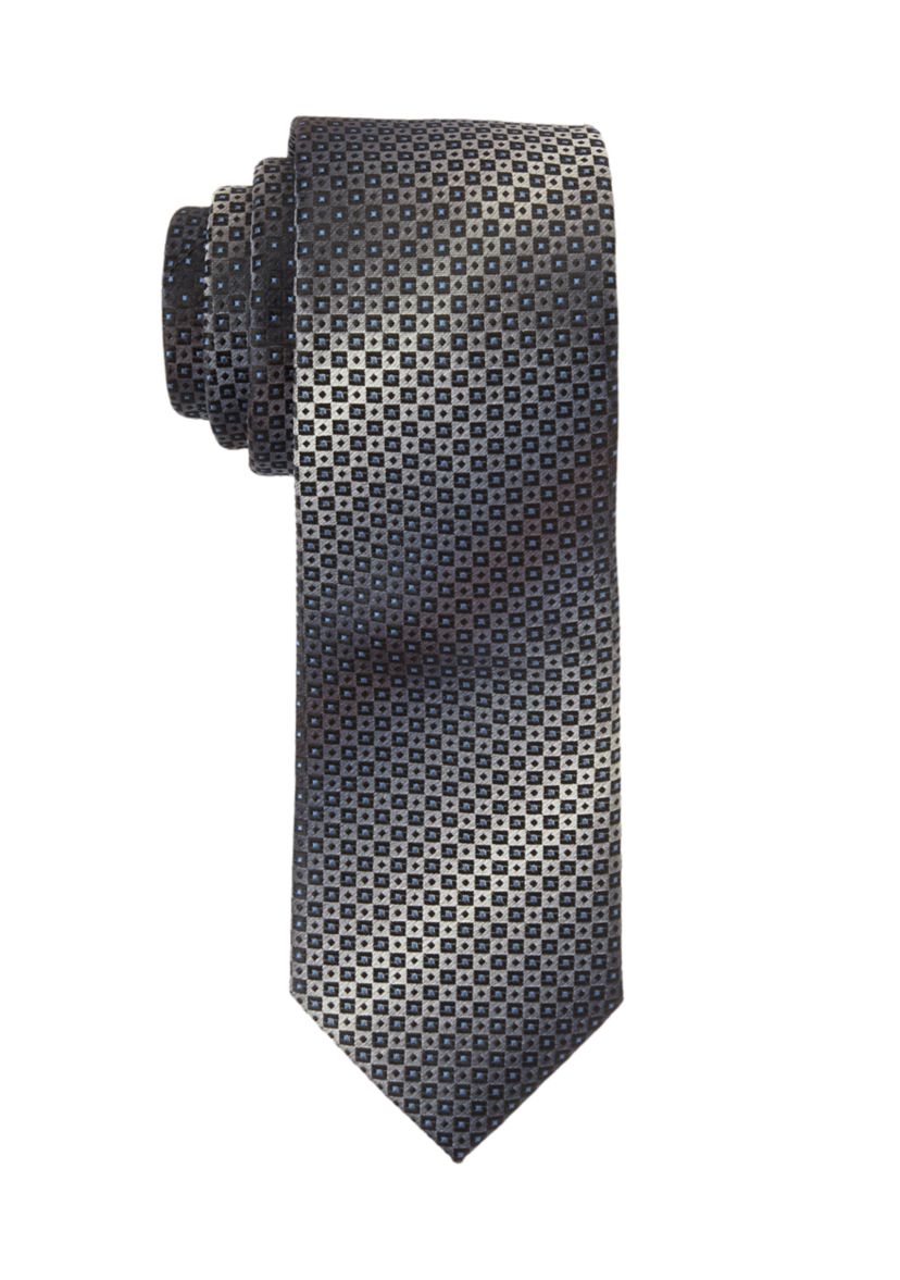 Extra Long Micro Shaded Square Tie