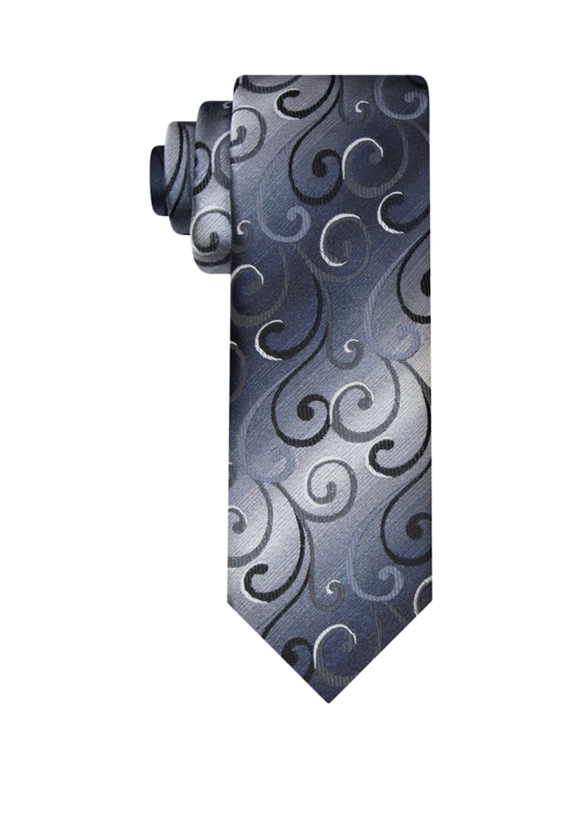 Big & Tall Swirl Printed Tie