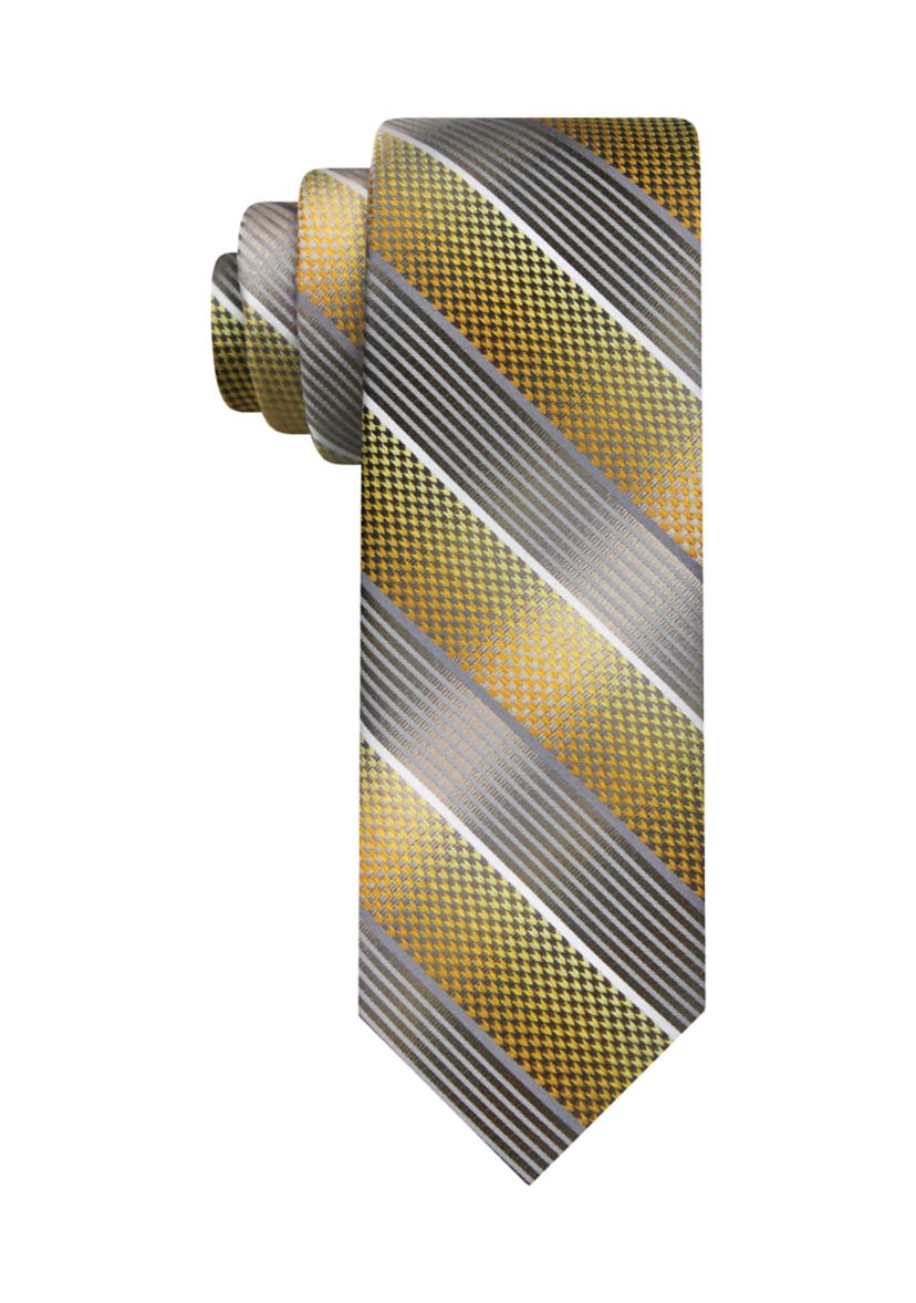 Big & Tall Dotted Stripe Tie