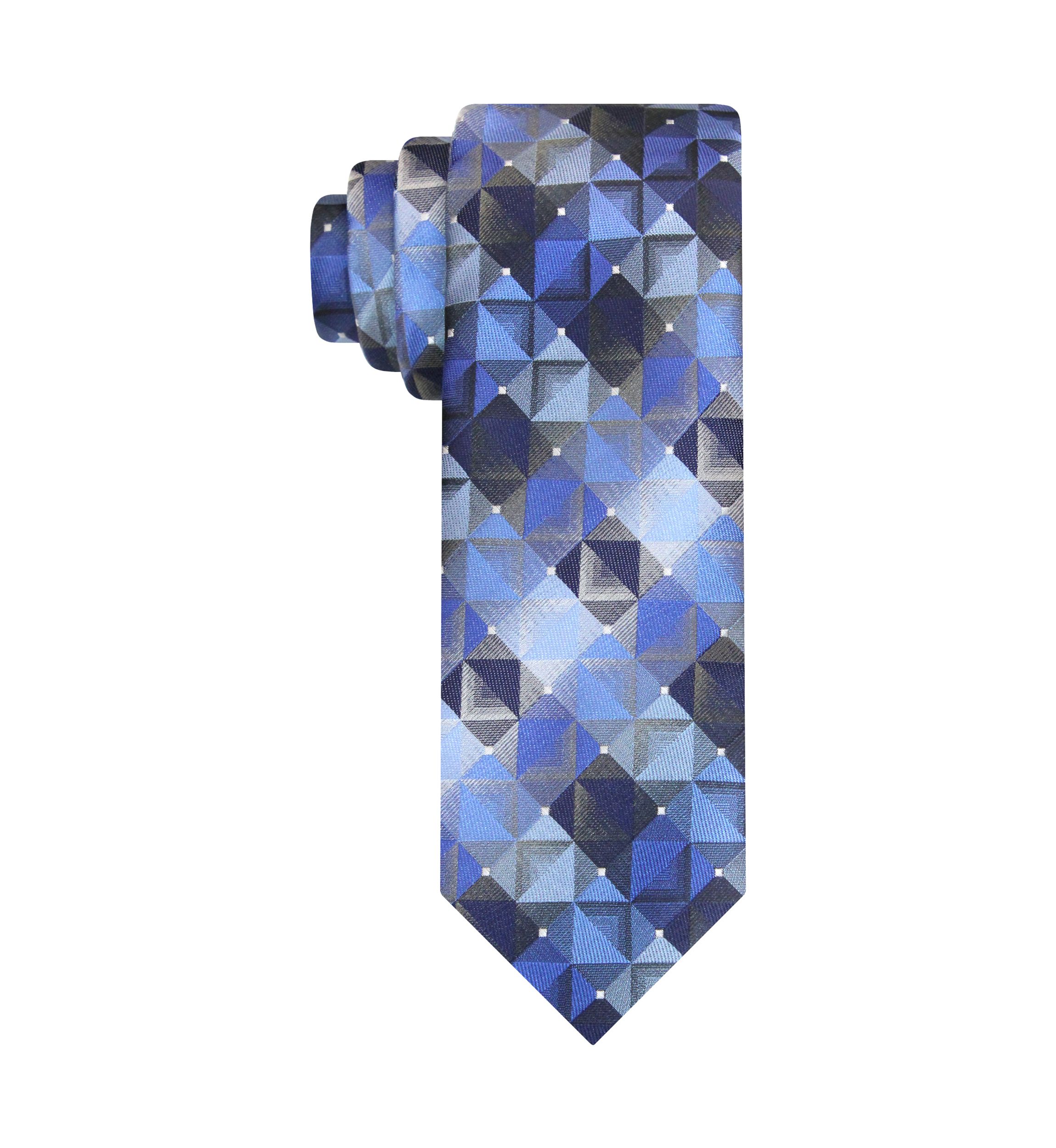 Kaleidescope White Dot Tie