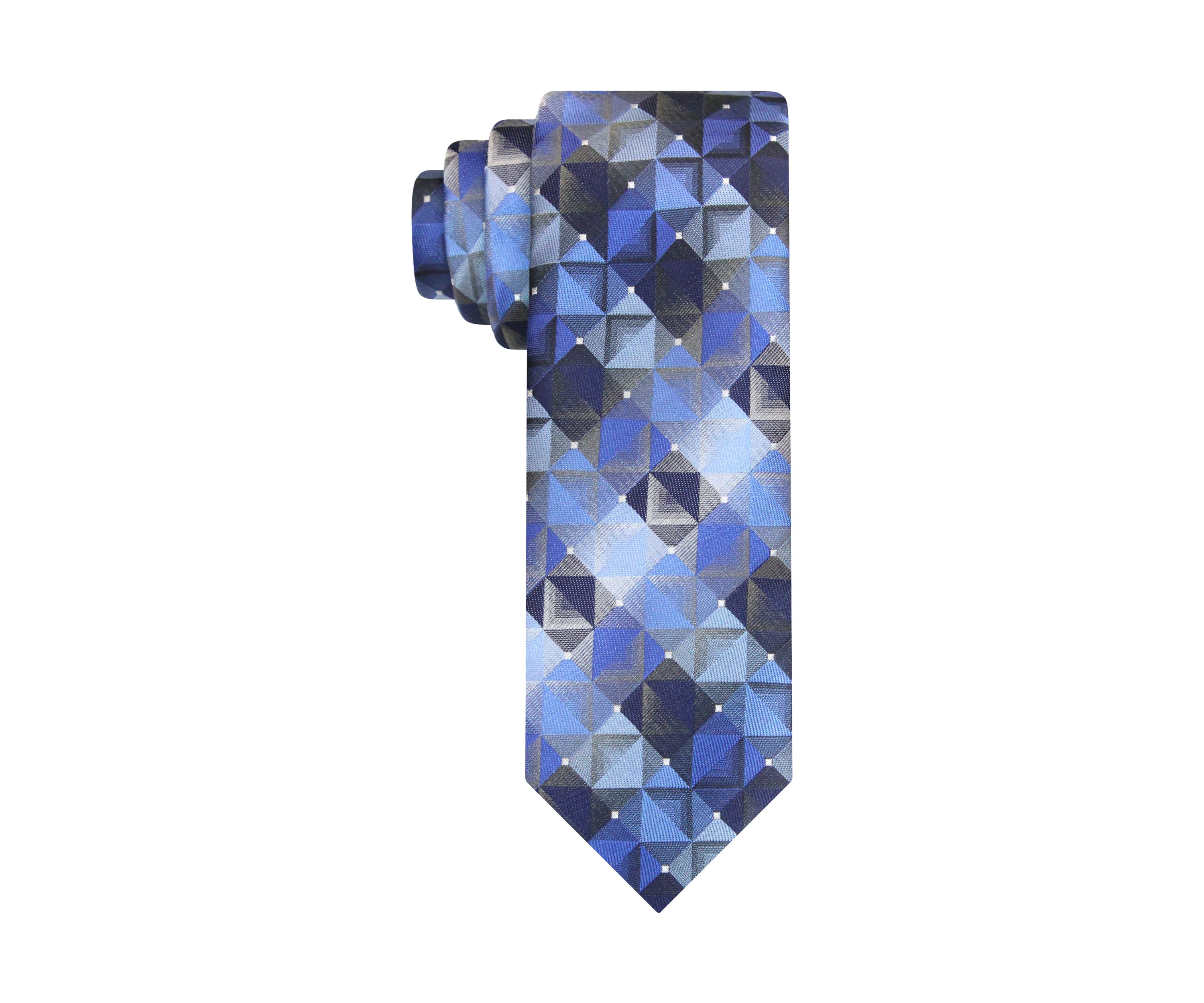 Kaleidescope White Dot Tie
