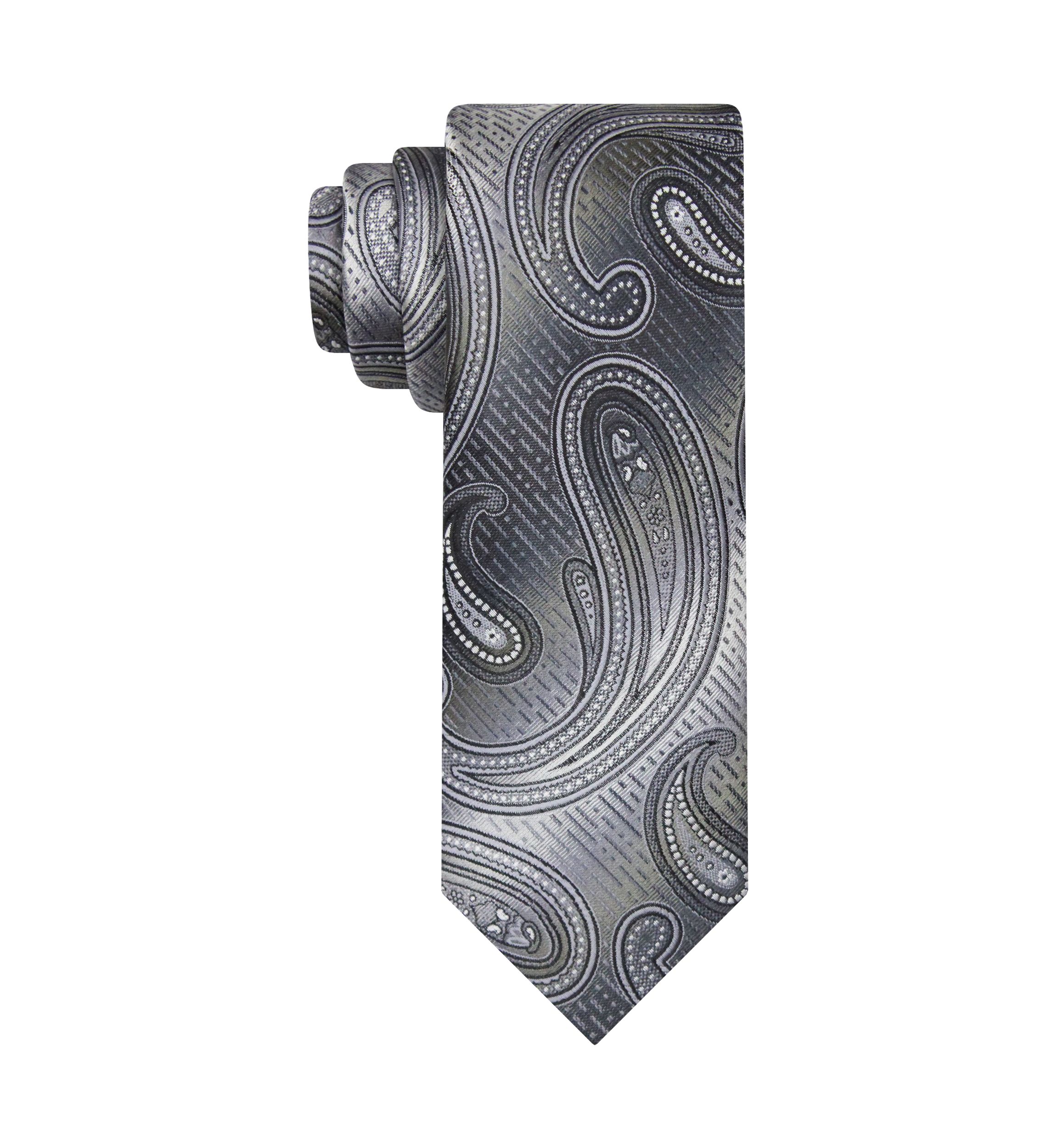 Large Shaded Paisley Tie 