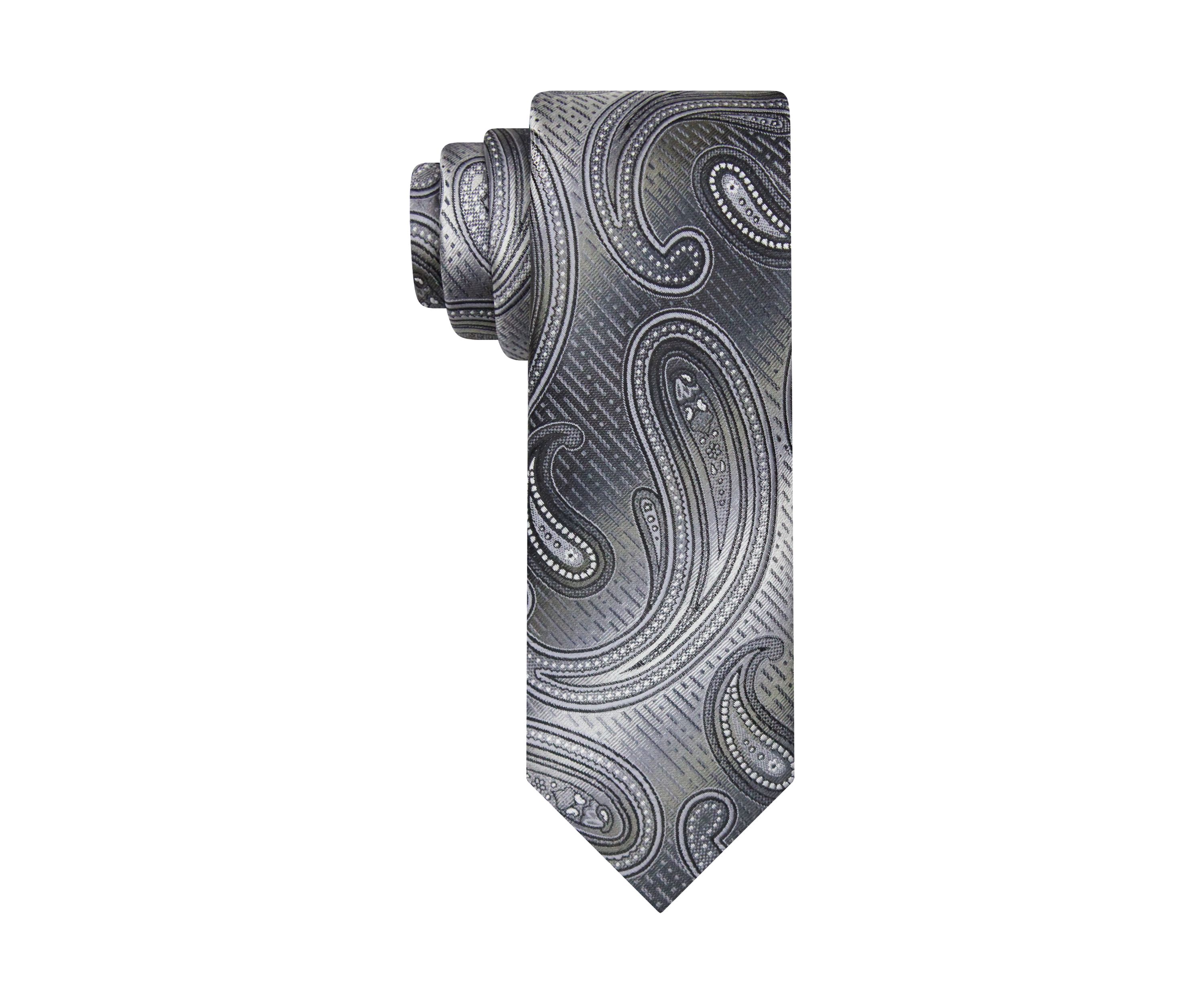 Large Shaded Paisley Tie 