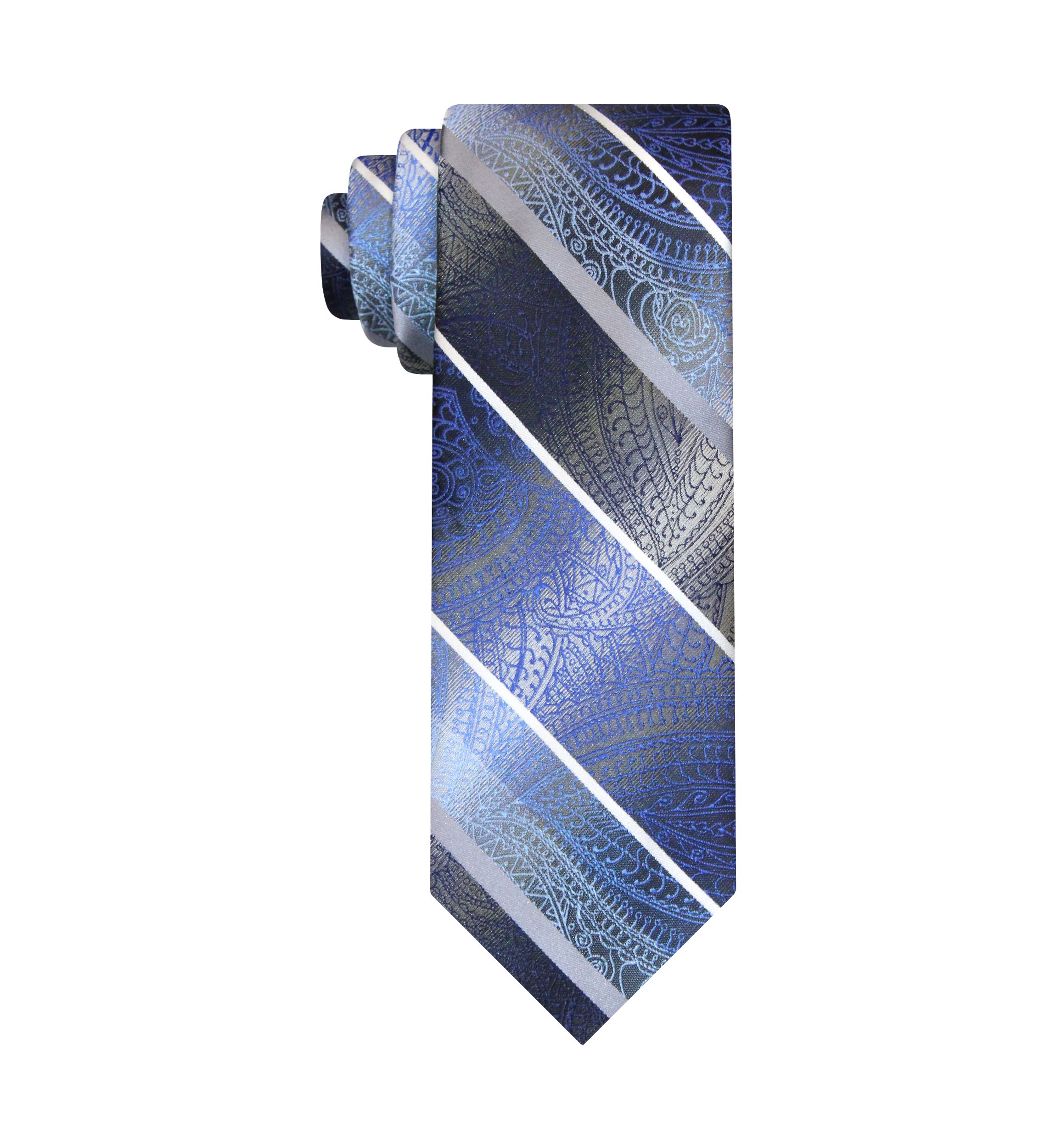 Striped Paisley Tie