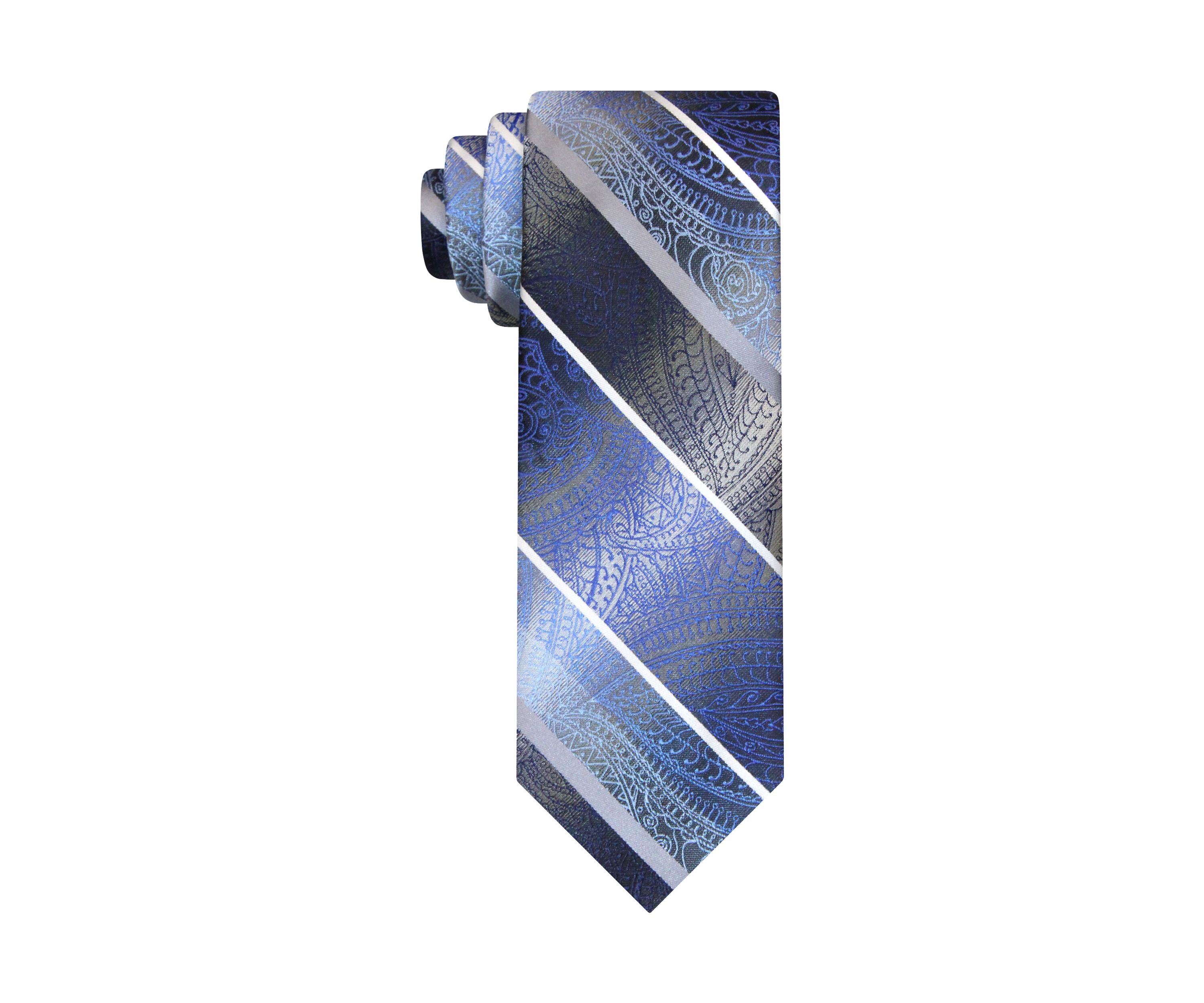 Striped Paisley Tie