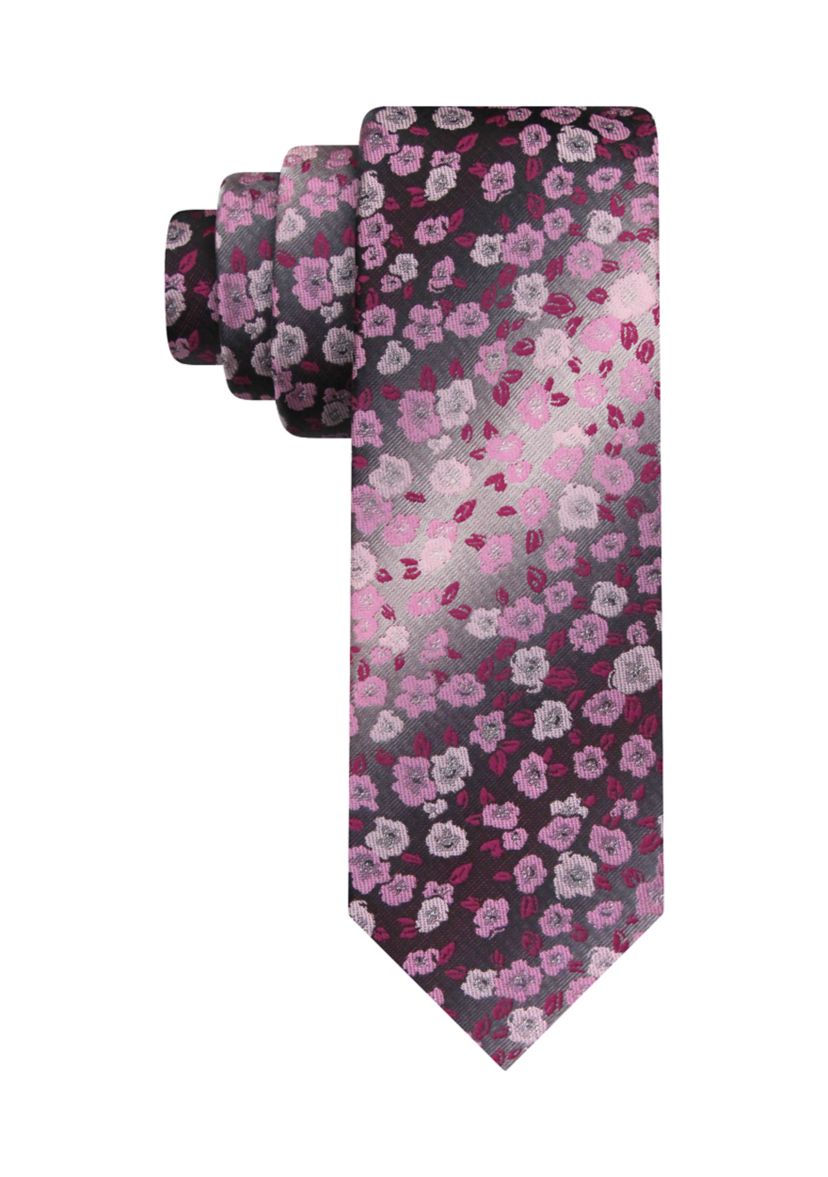 Small Shaded Floral Tie