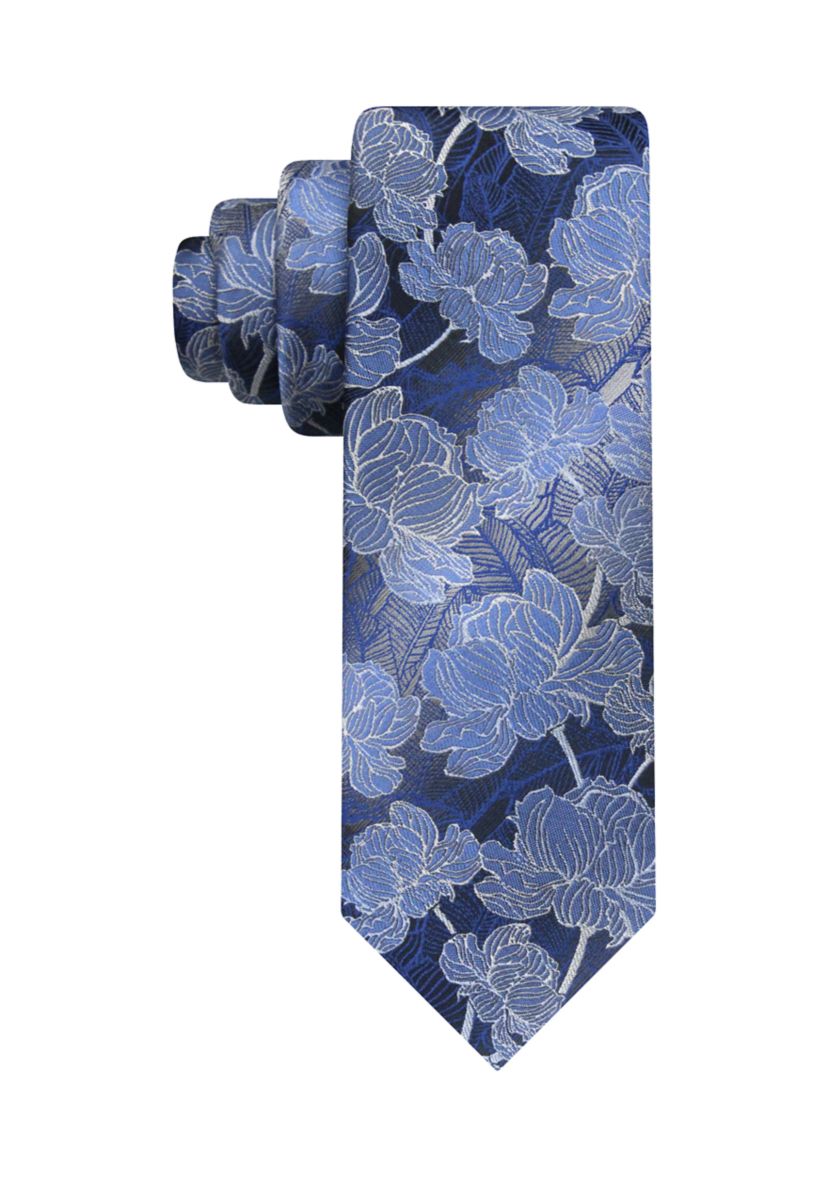 Large Floral Tie