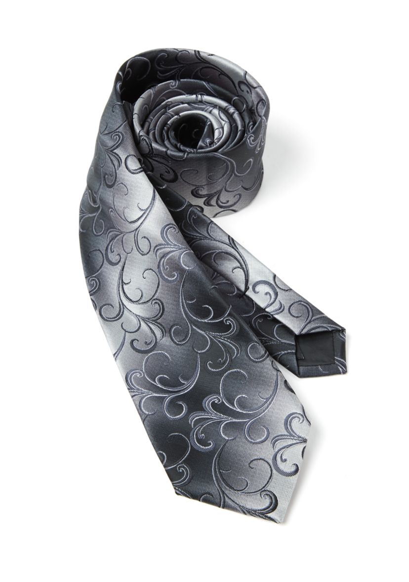 Big & Tall Shaded Swirl Tie