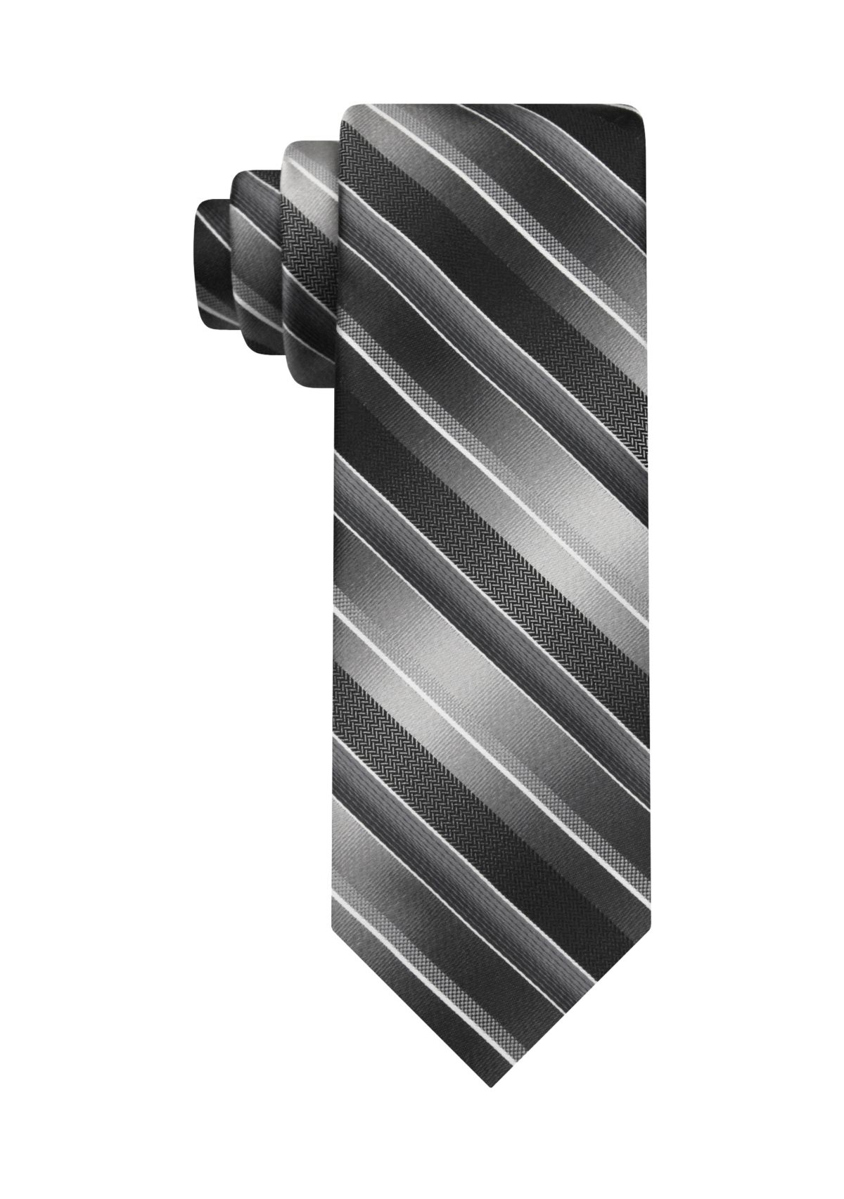 Shaded Satin Stripe Tie 
