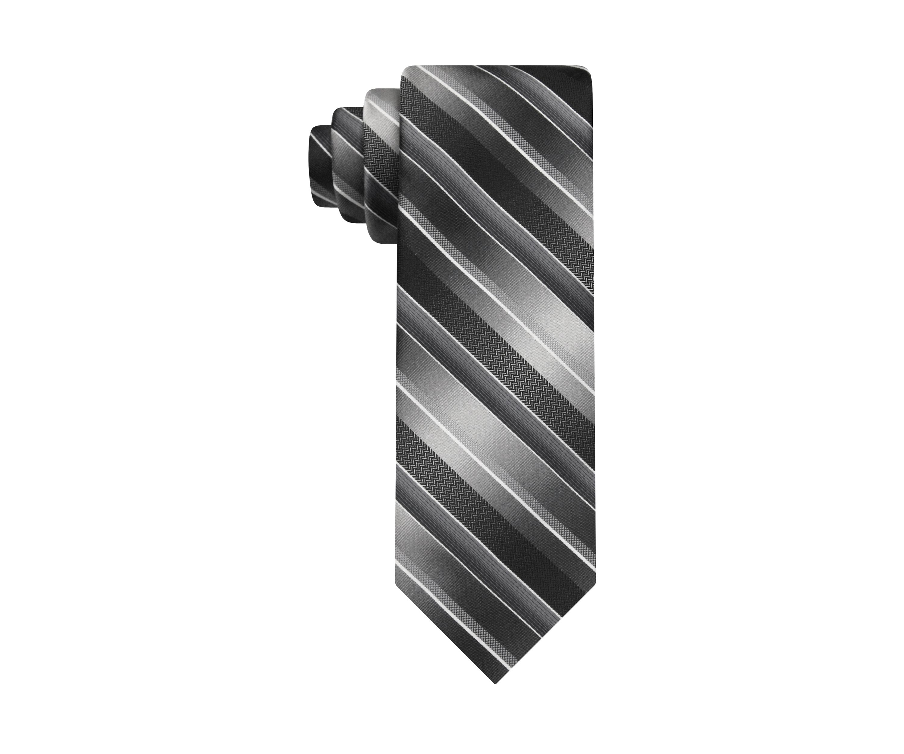 Shaded Satin Stripe Tie 