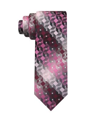 Van Heusen Men's Big & Tall Printed Necktie, Pink, 62