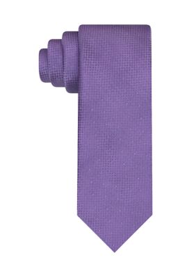 Van Heusen Men's Tonal Micro Tie, Purple, 58