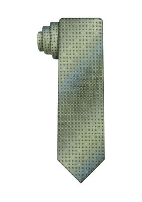 Van Heusen Men's Micro Diamond Tie, Green, 58