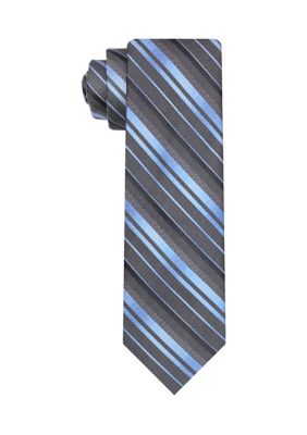 Van Heusen Men's Multi Stripe Tie, Black, 58