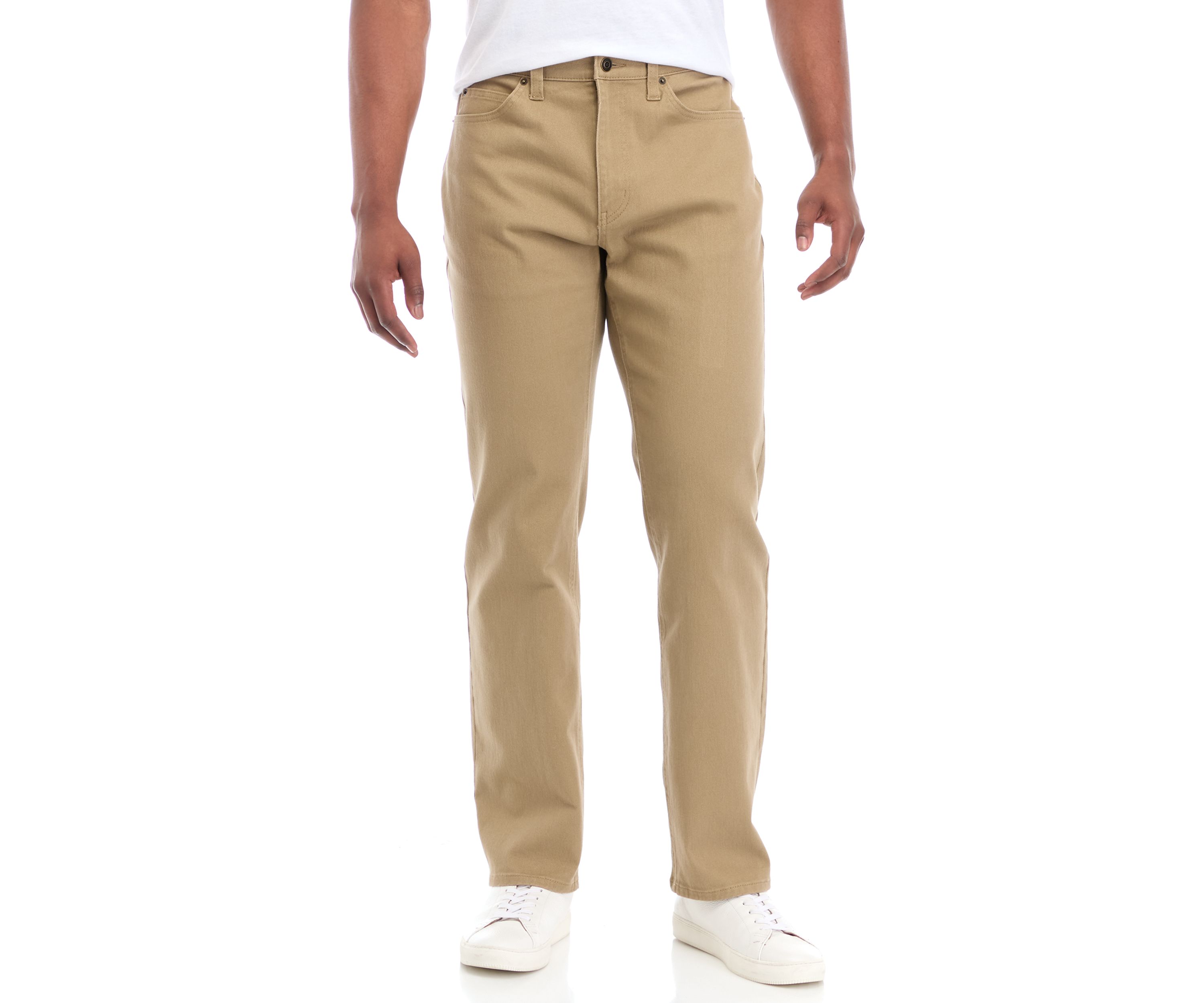 Relaxed Khaki Jeans