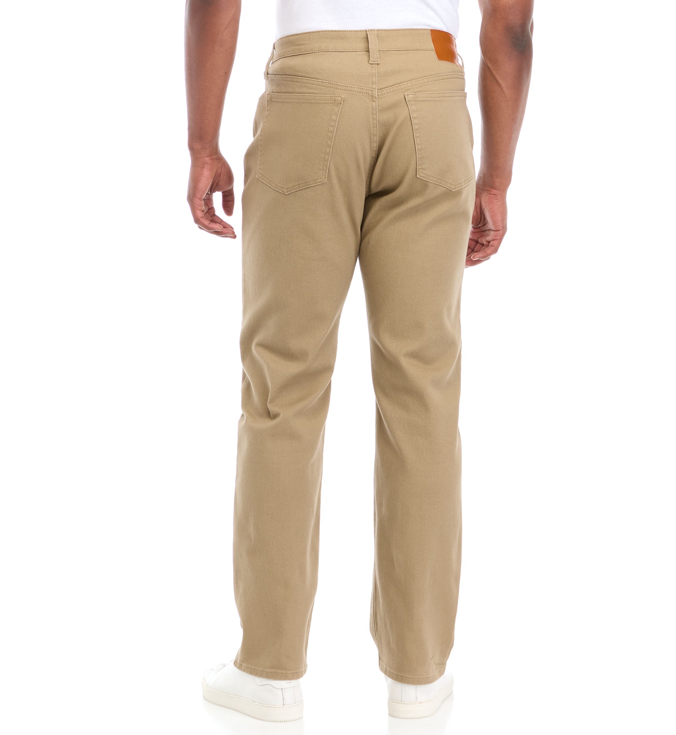 Relaxed Khaki Jeans