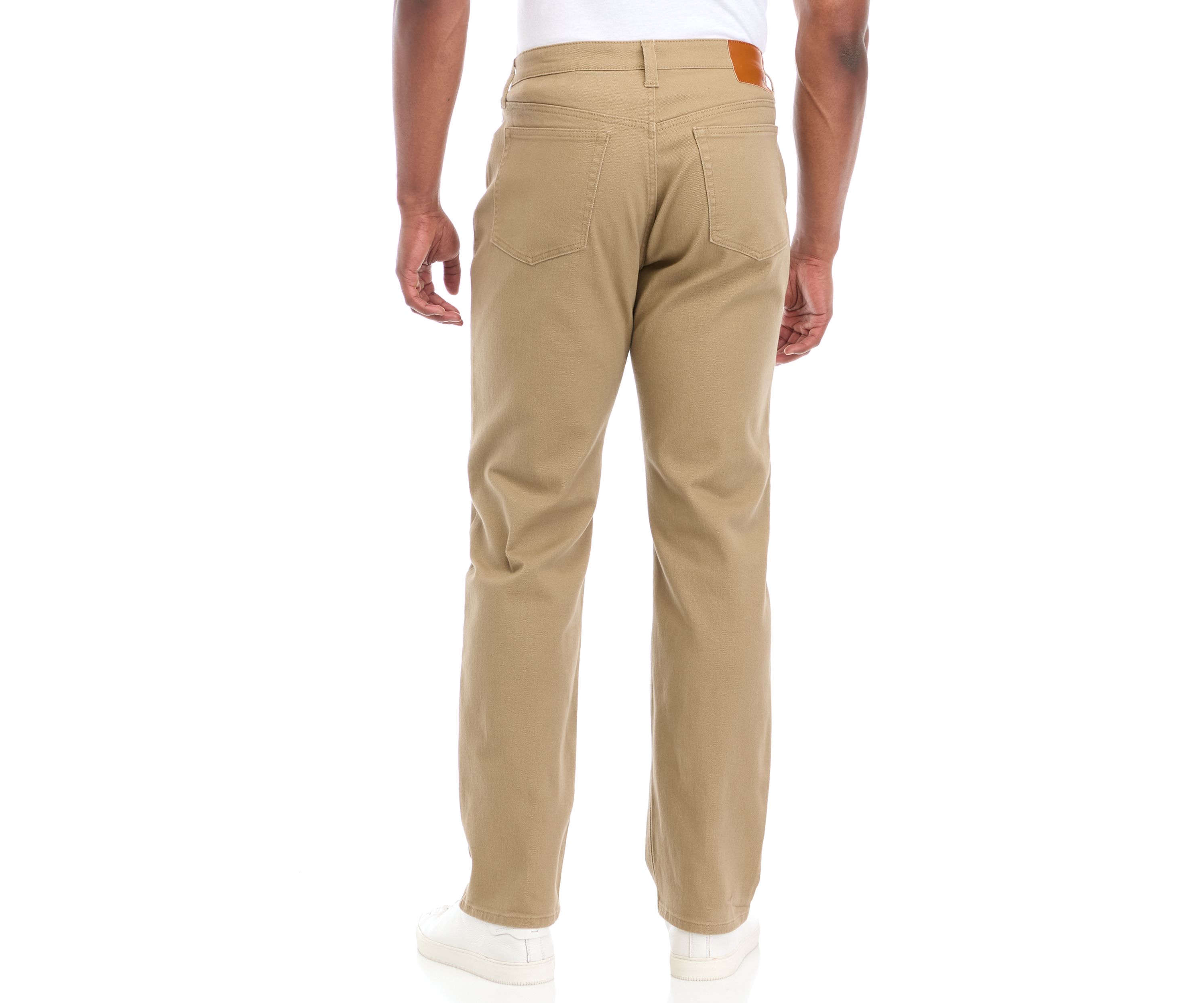 Relaxed Khaki Jeans