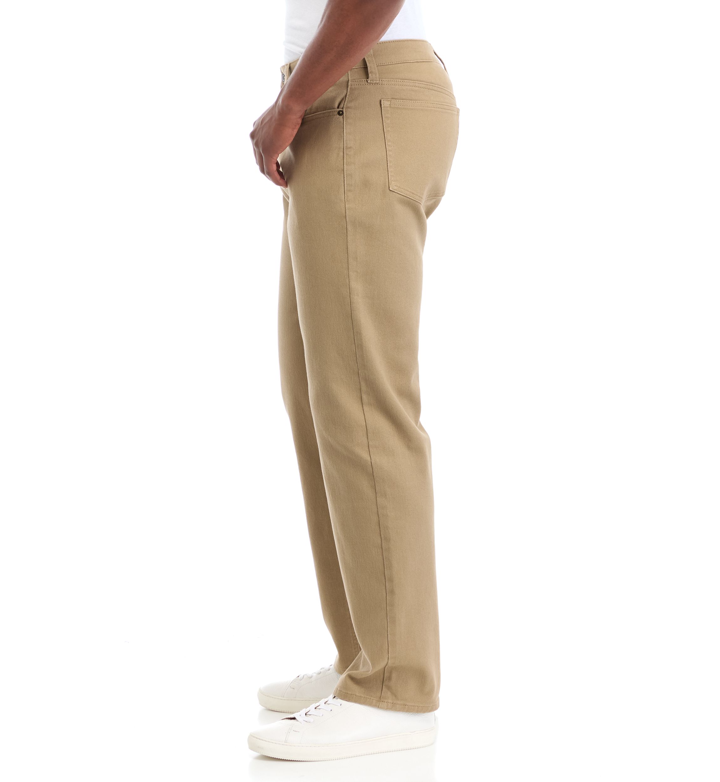 Relaxed Khaki Jeans