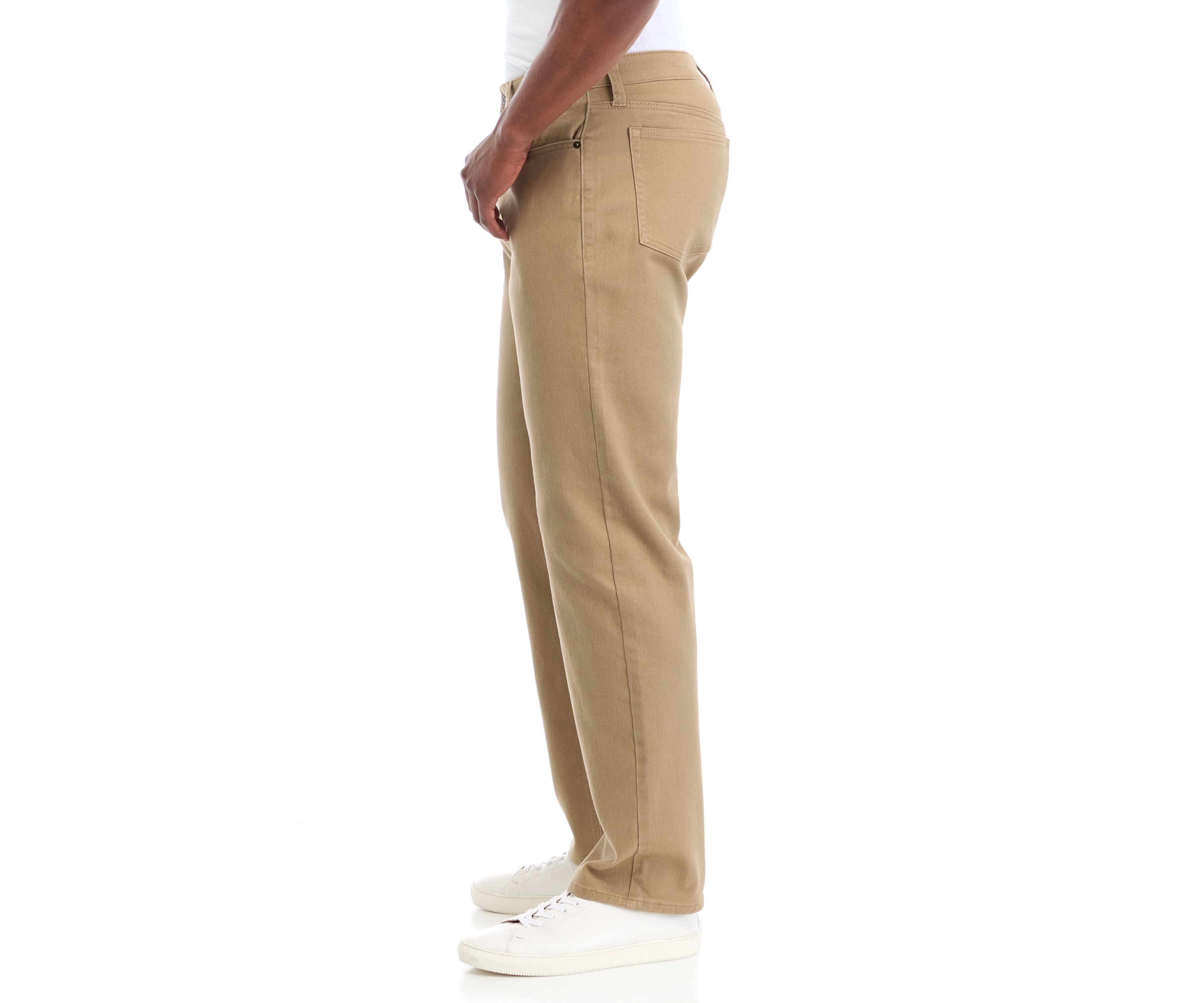 Relaxed Khaki Jeans