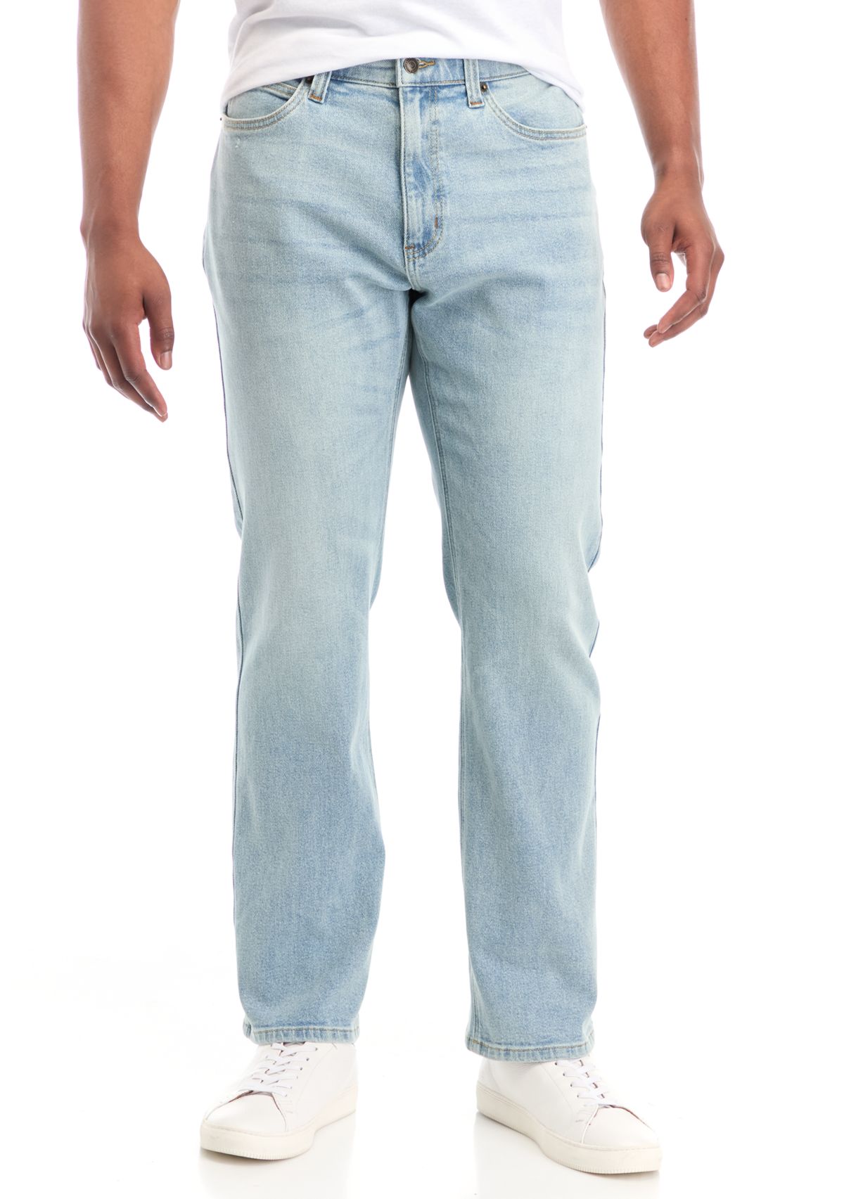 Relaxed Light Wash Jeans 
