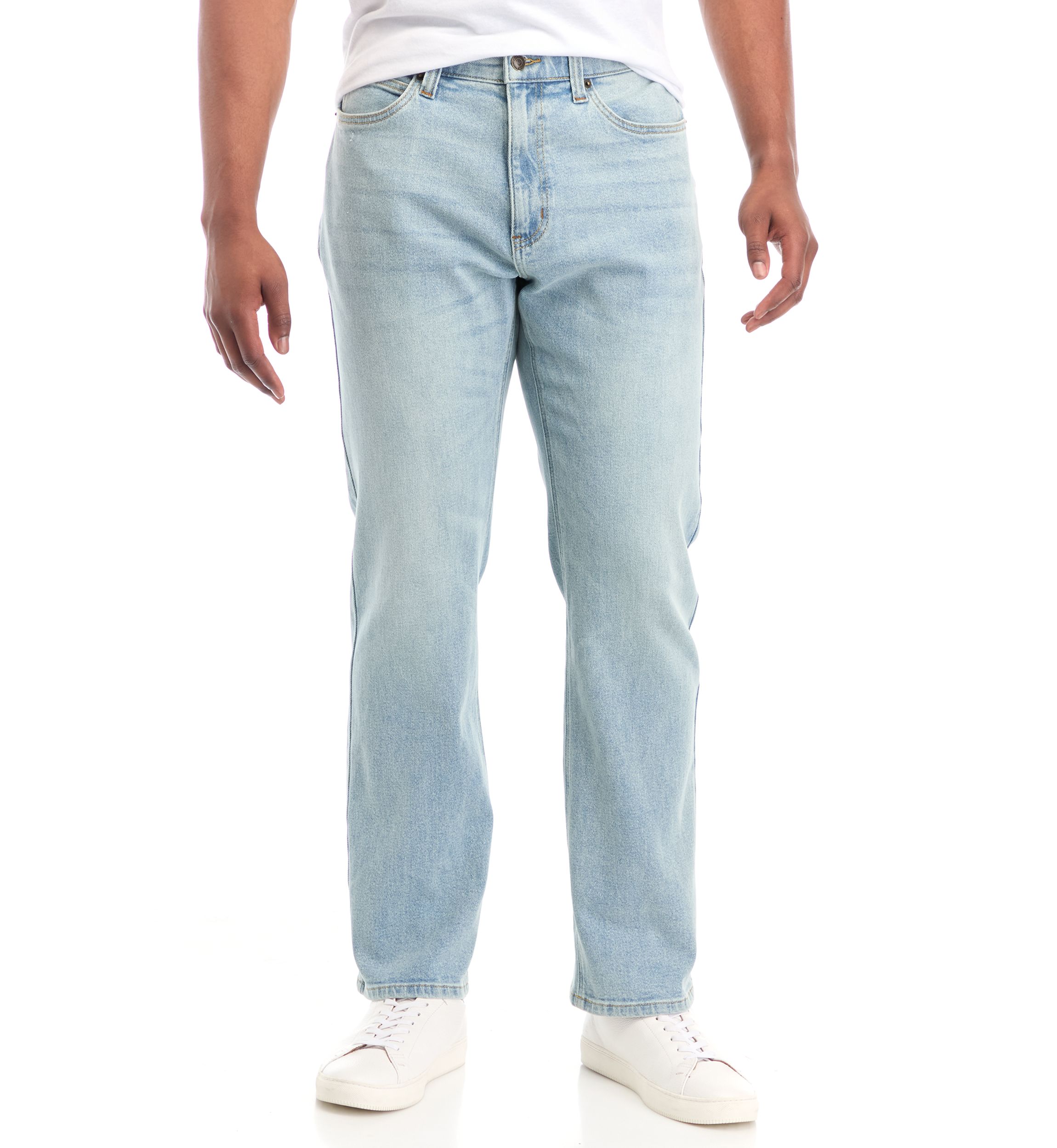 Relaxed Light Wash Jeans 