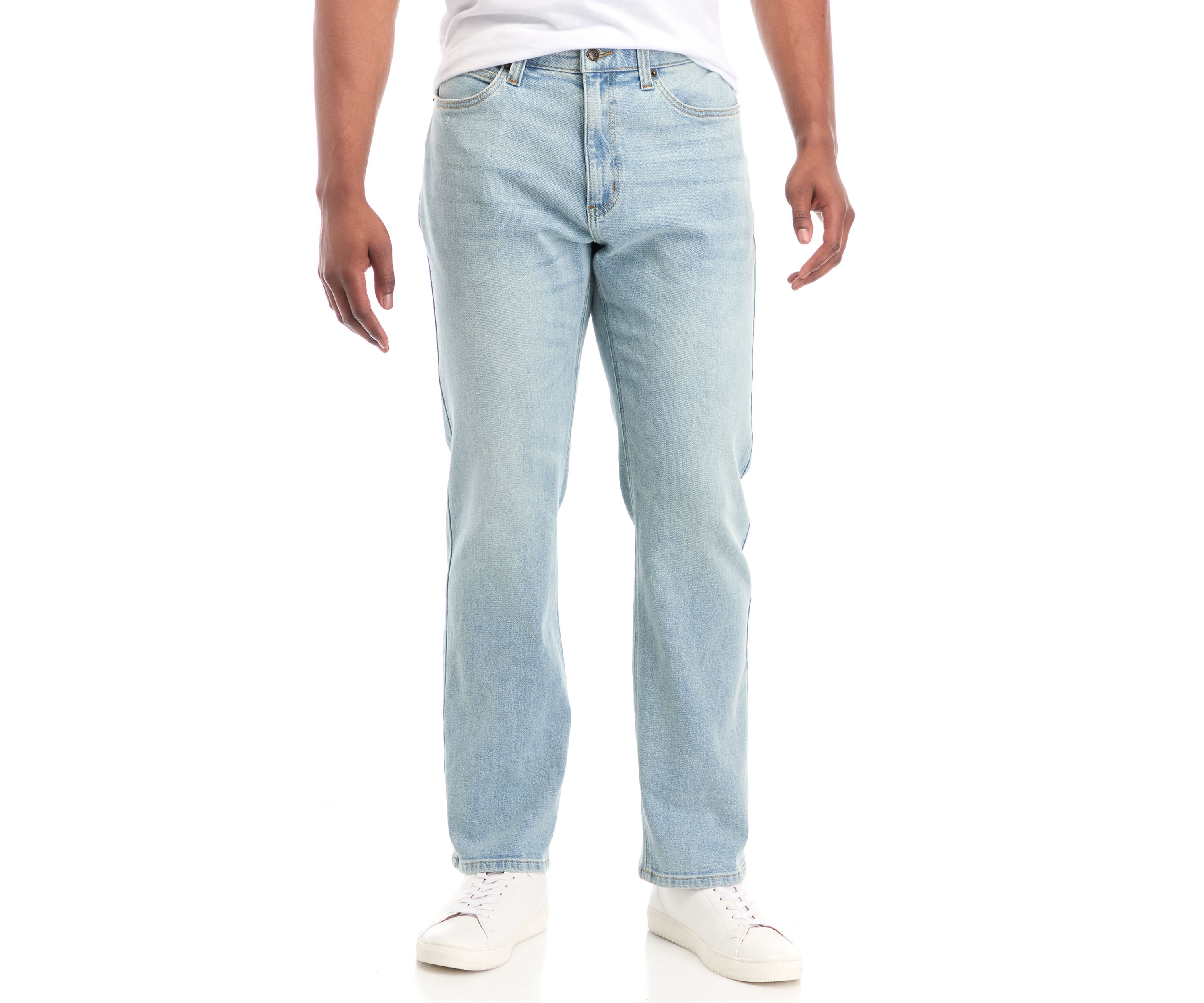 Relaxed Light Wash Jeans 