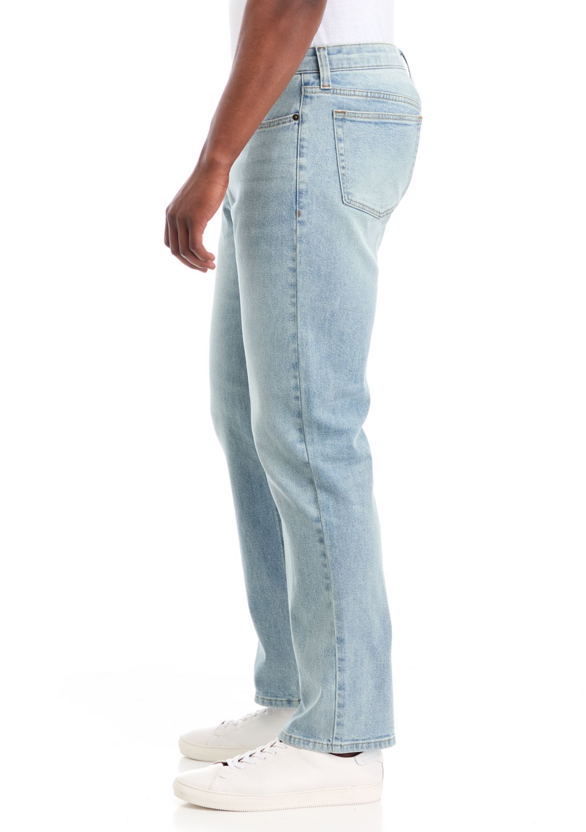 Relaxed Light Wash Jeans 