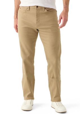 TRUE CRAFT Men's Khaki Straight Leg Pants